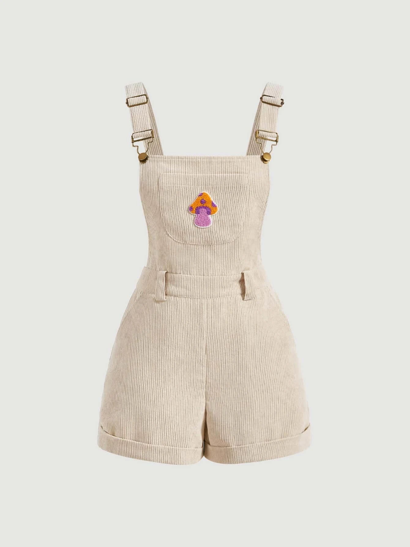 SHEIN MOD Mono overol seta con parche