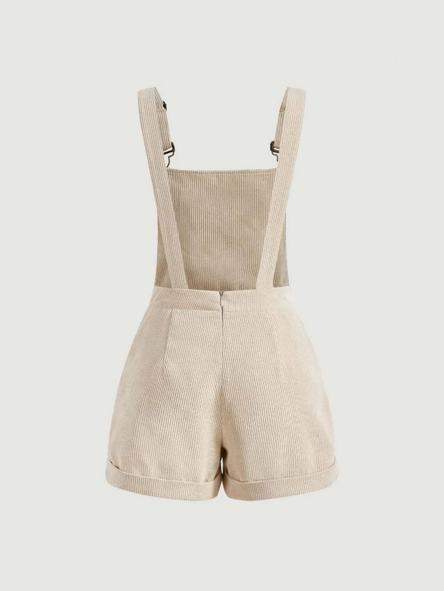 SHEIN MOD Mono overol seta con parche