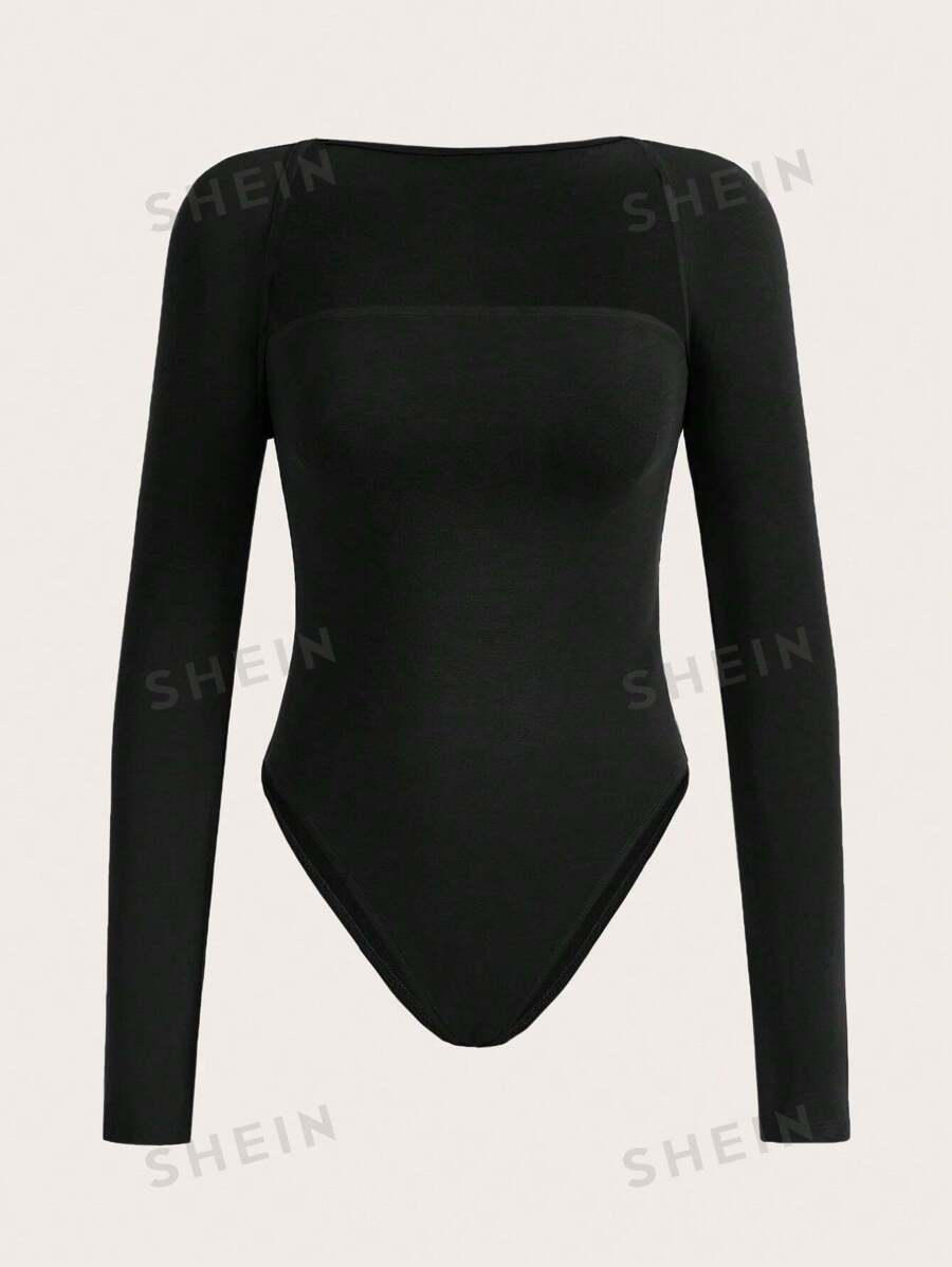 SHEIN EZwear Body unicolor & Top bolero