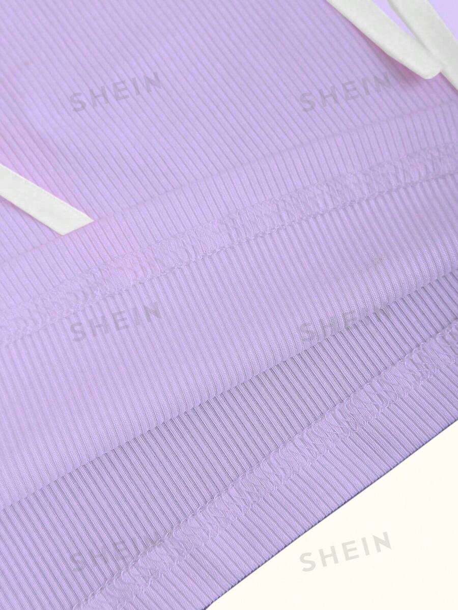 SHEIN MOD Camiseta de tirantes con ajuste estilizado con decoración de lazo para verano