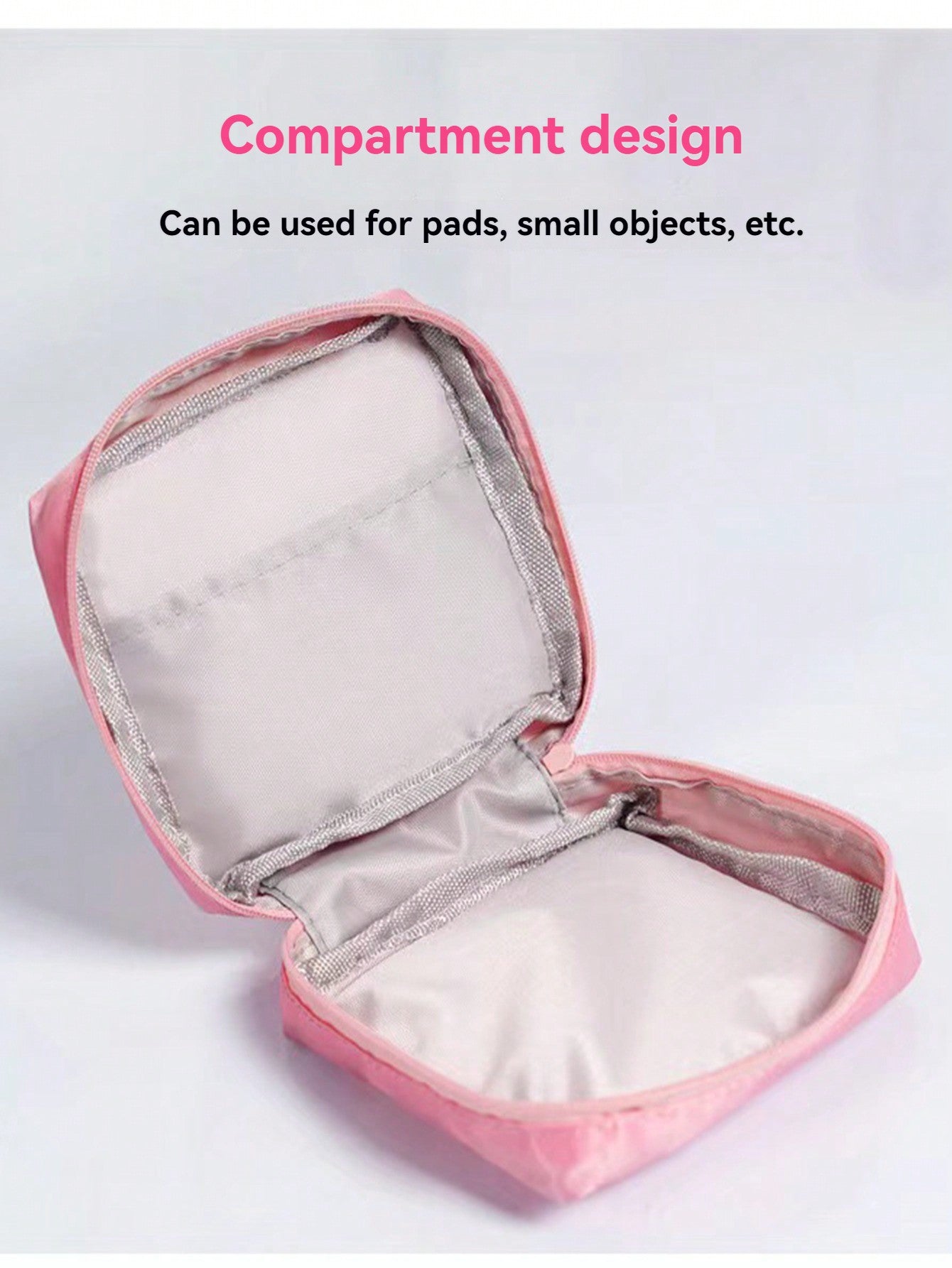 1 Pieza Bolsa de almacenamiento de servilletas, bolsa para copa menstrual, soporte para almohadillas de lactancia, bolsas para tampones, bolsas para productos femeninos, estuche portátil de kit de periodo para niñas y mujeres