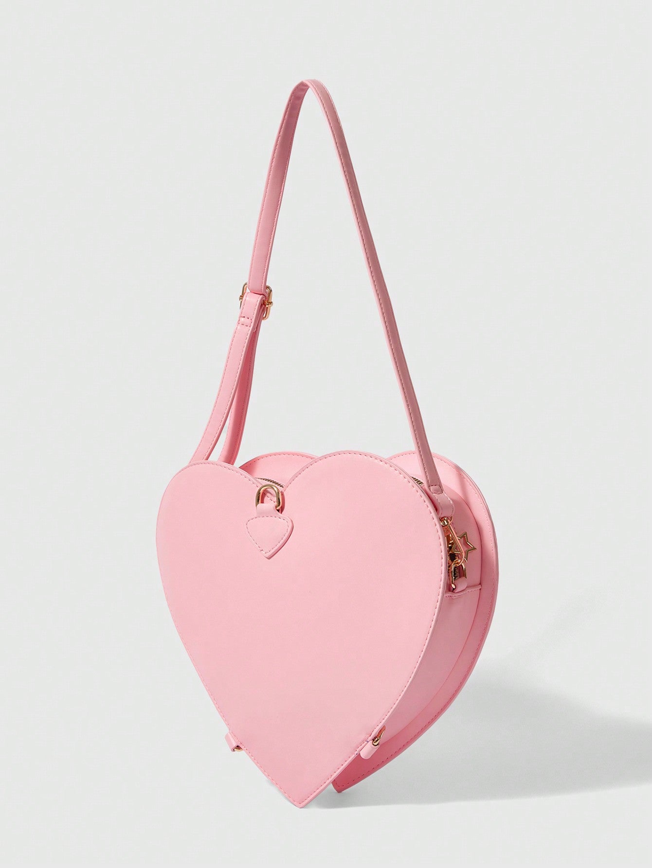 Betty Boop | ROMWE Bolso bandolera y mochila con forma de corazón y estampado de lunares, de doble uso, para la escuela