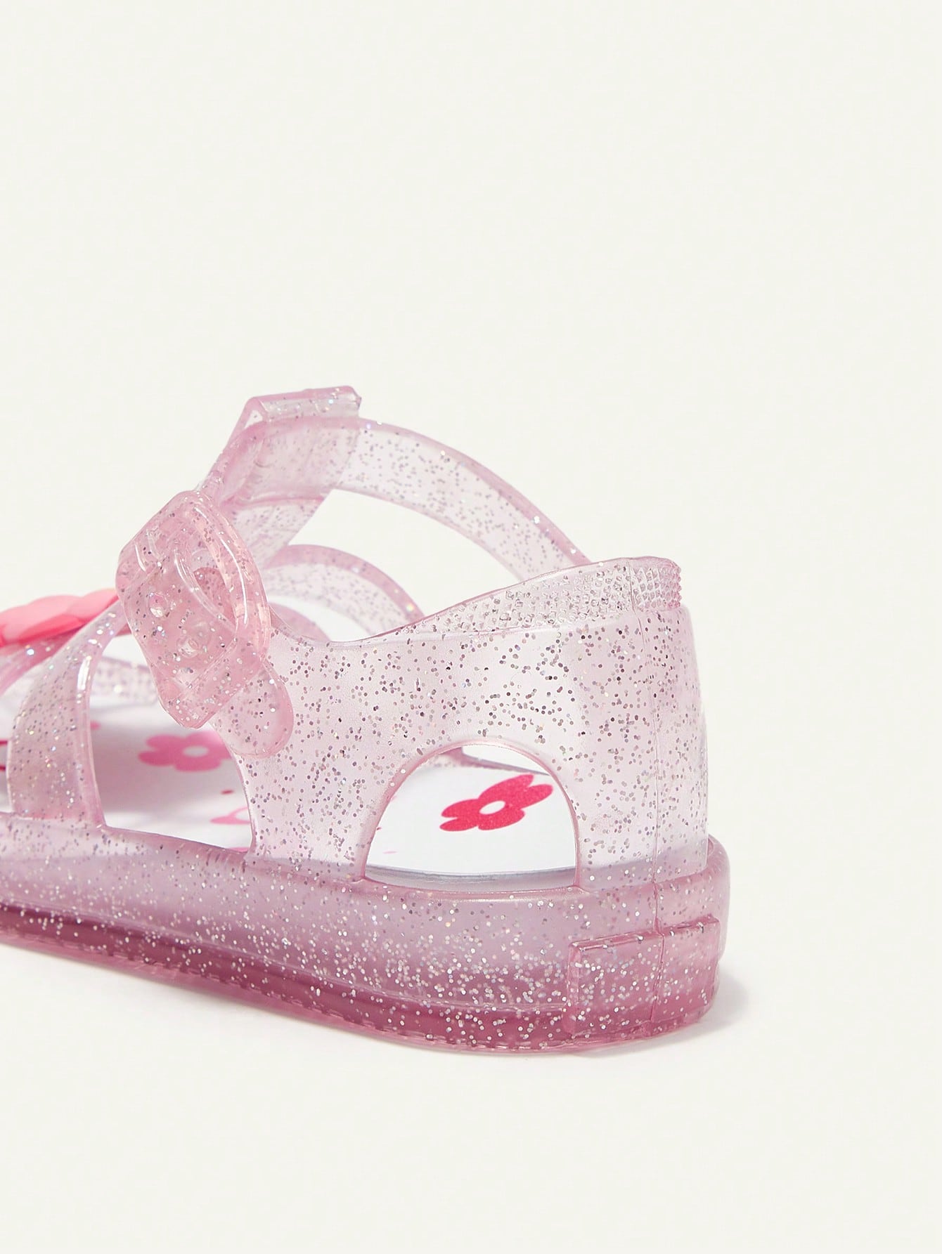 Cozy Pixies Sandalias De Playa Jelly De Verano De Flores De Cristal De Estilo Princesa Para Bebés Lindos, Zapatos De Gelatina De Moda Para Todos Los Atuendos
