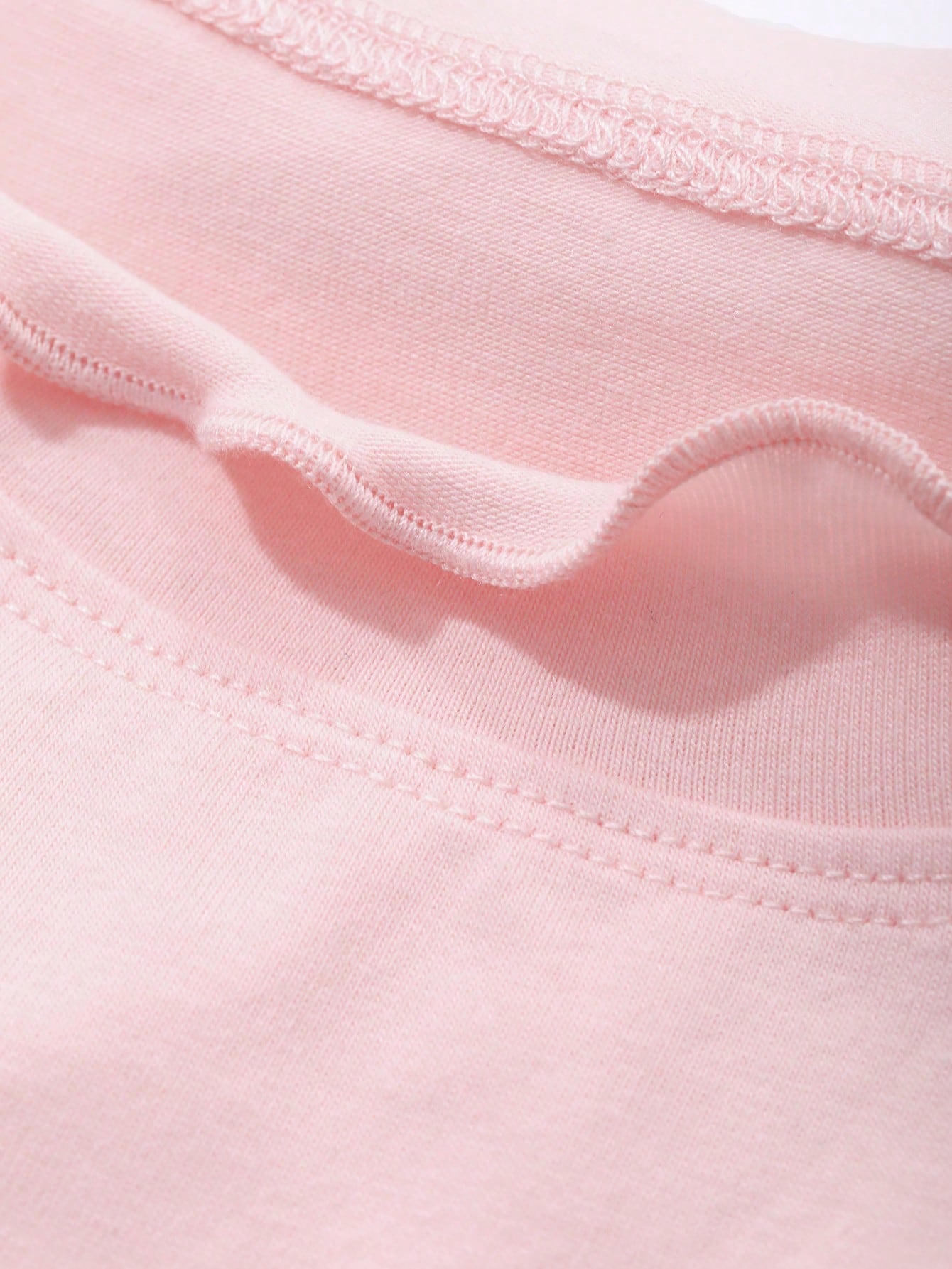 DAZY Camiseta de manga corta con cuello de volantes de unicolor, estilo preppy de verano para mujer