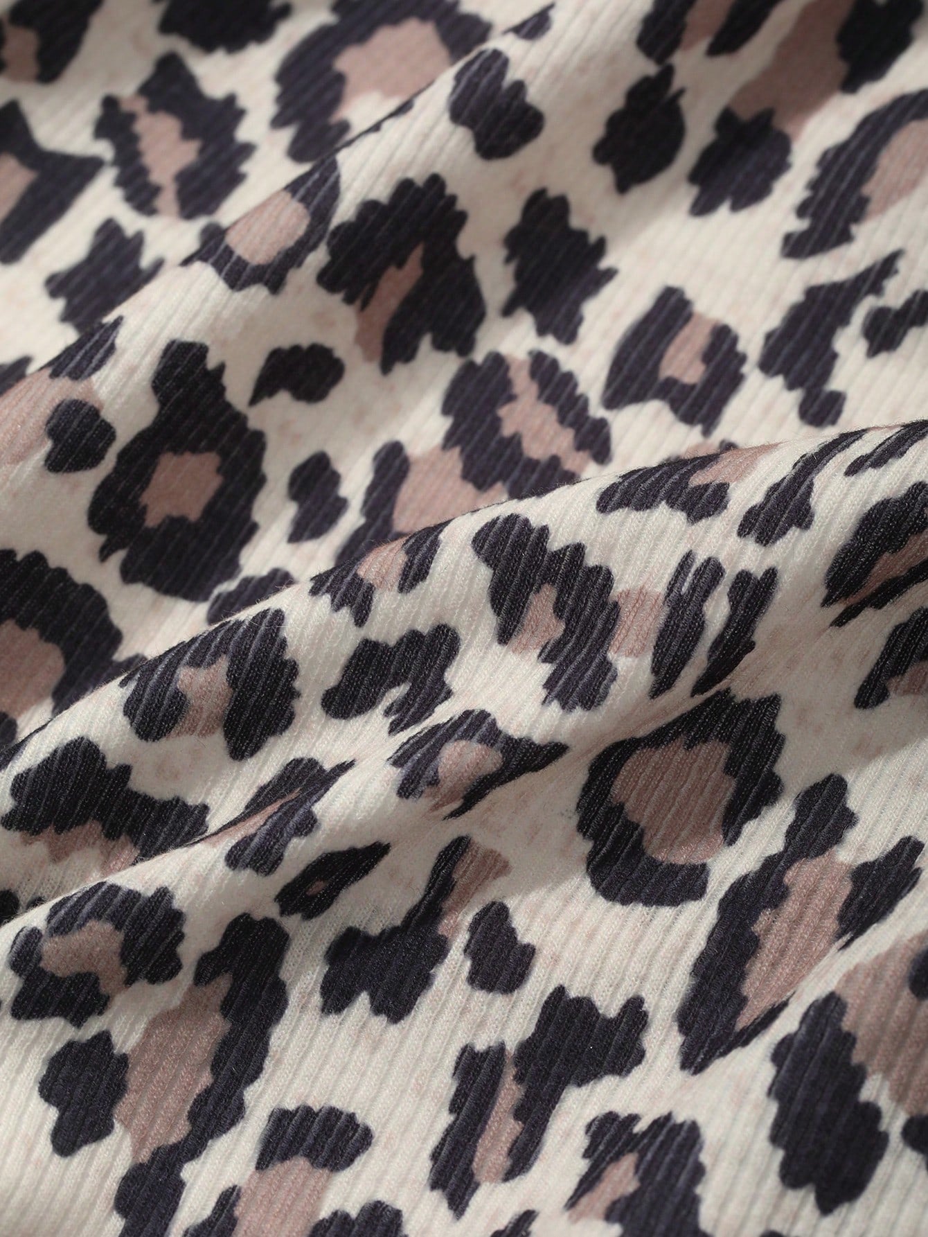 DAZY Top de tirantes ajustado con estampado de leopardo para mujer, para primavera verano, top halter