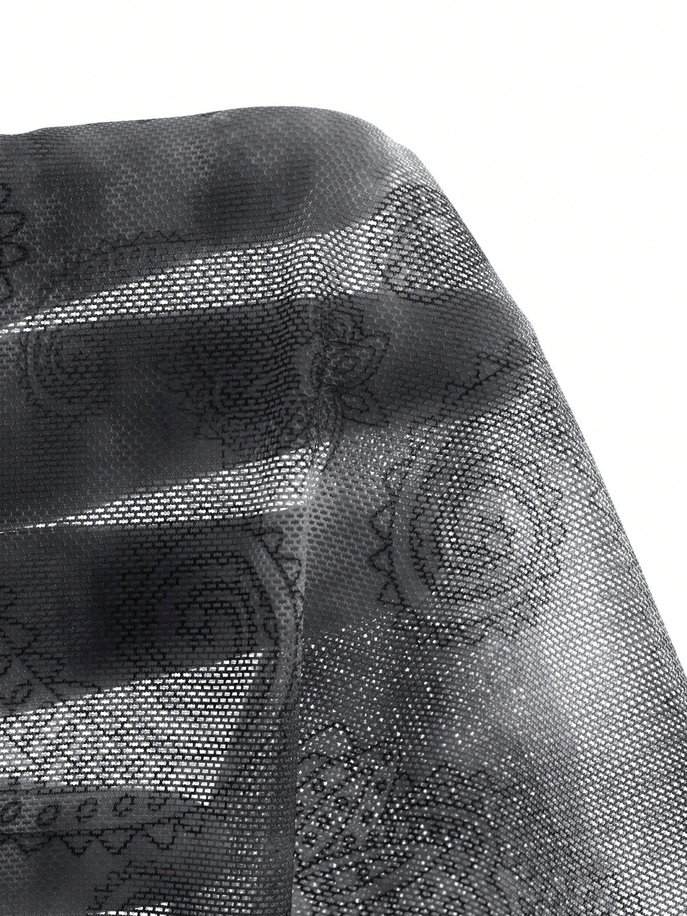 DAZY Top corto con cuello de strass y estampado retro de teñido anudado, nueva manga larga para mujer para Año Nuevo