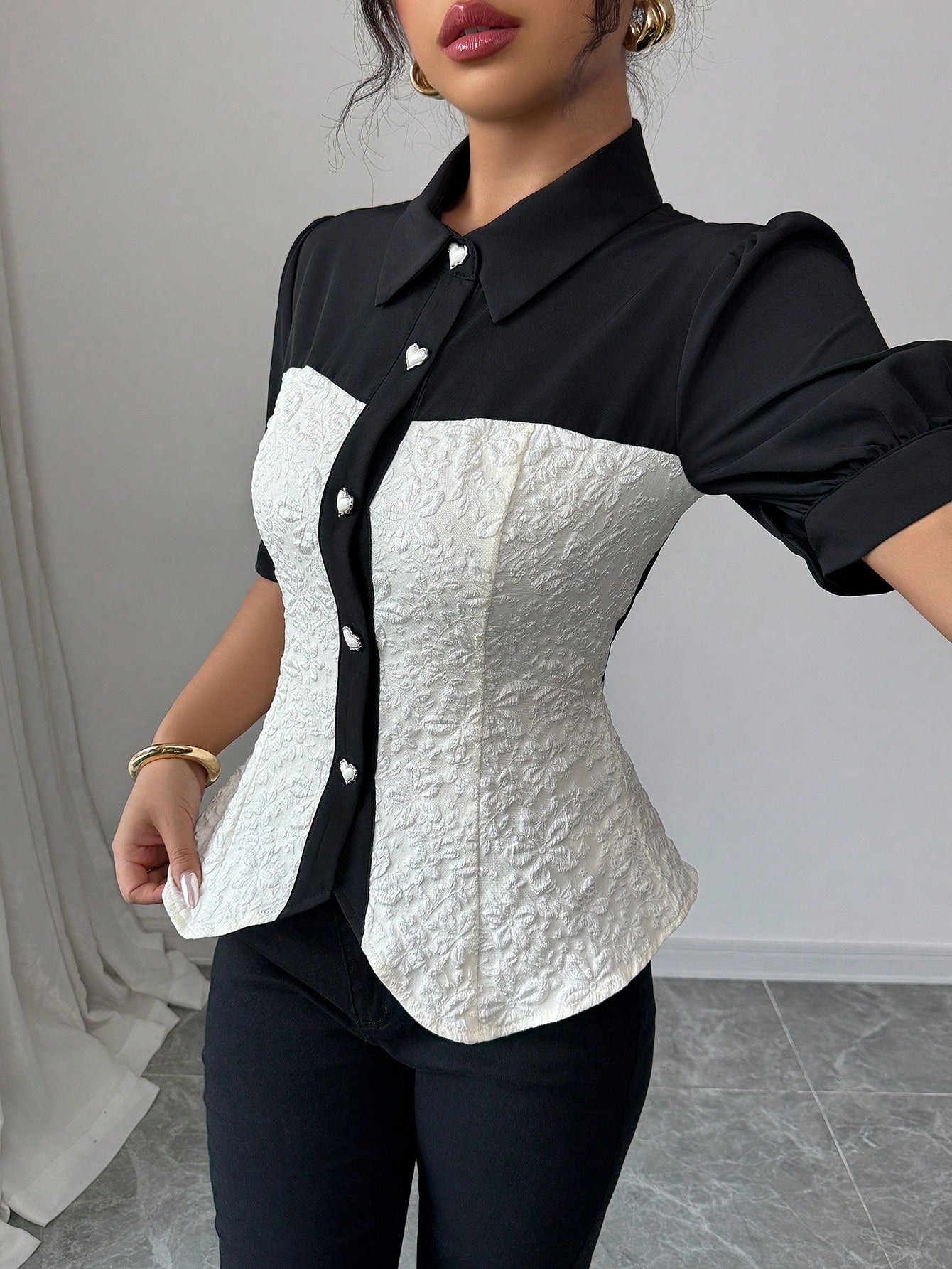 Elenzga Camisa de verano para vacaciones tejida regular para mujeres