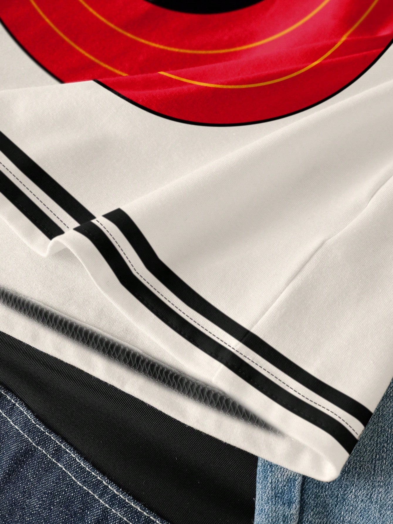 LOONEY TUNES X SHEIN Camiseta de manga corta con estampado de conejo y bloques de color para niño preadolescente en verano