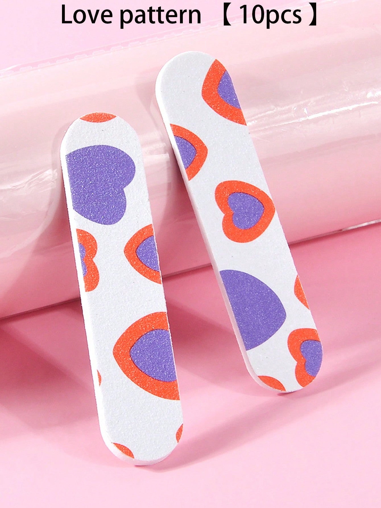 50 piezas Limas de uñas portátiles duraderas de doble cara, aptas para uñas naturales y artificiales, diseño compacto y colorido para manicura y pedicura