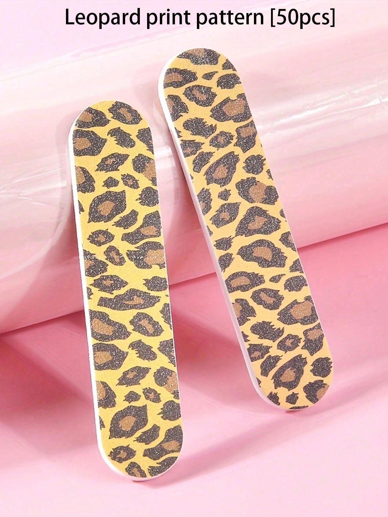 50 piezas Limas de uñas portátiles duraderas de doble cara, aptas para uñas naturales y artificiales, diseño compacto y colorido para manicura y pedicura