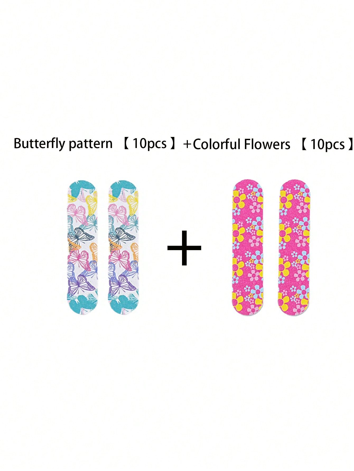 50 piezas Limas de uñas portátiles duraderas de doble cara, aptas para uñas naturales y artificiales, diseño compacto y colorido para manicura y pedicura