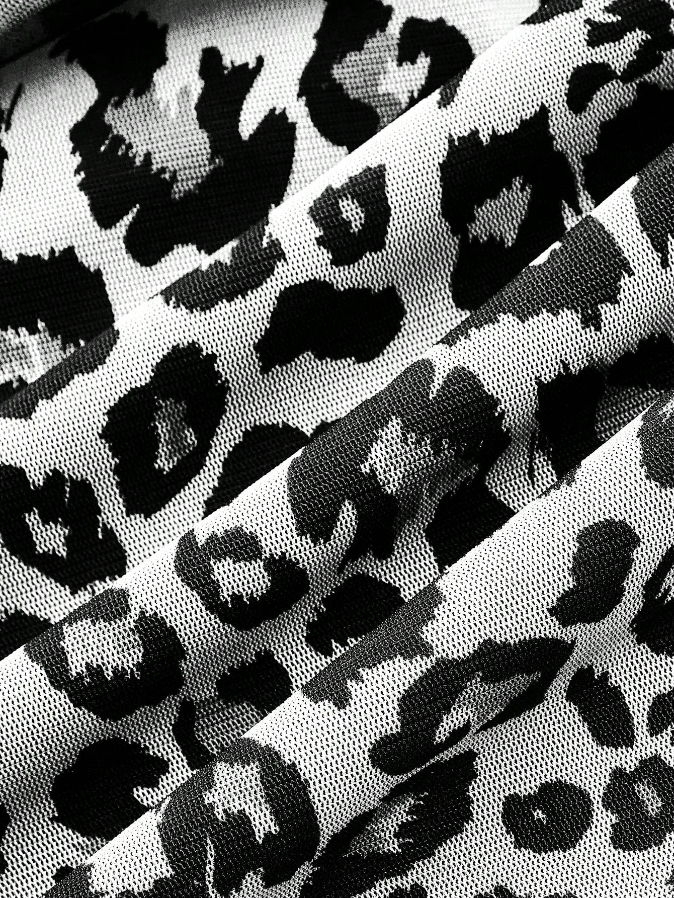 ROMWE J-Fashion Vestido corto y sexy con estampado de leopardo blanco y negro, estilo halter, para la escuela