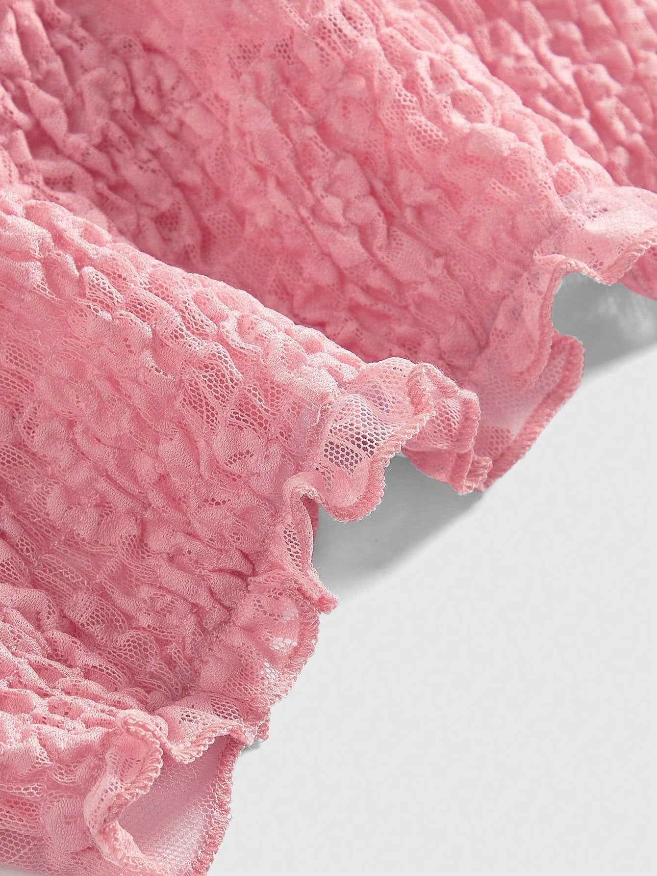 ROMWE Fairycore Top Rosa Sin Tirantes Con Flor De Rosa En 3d Para Mujeres
