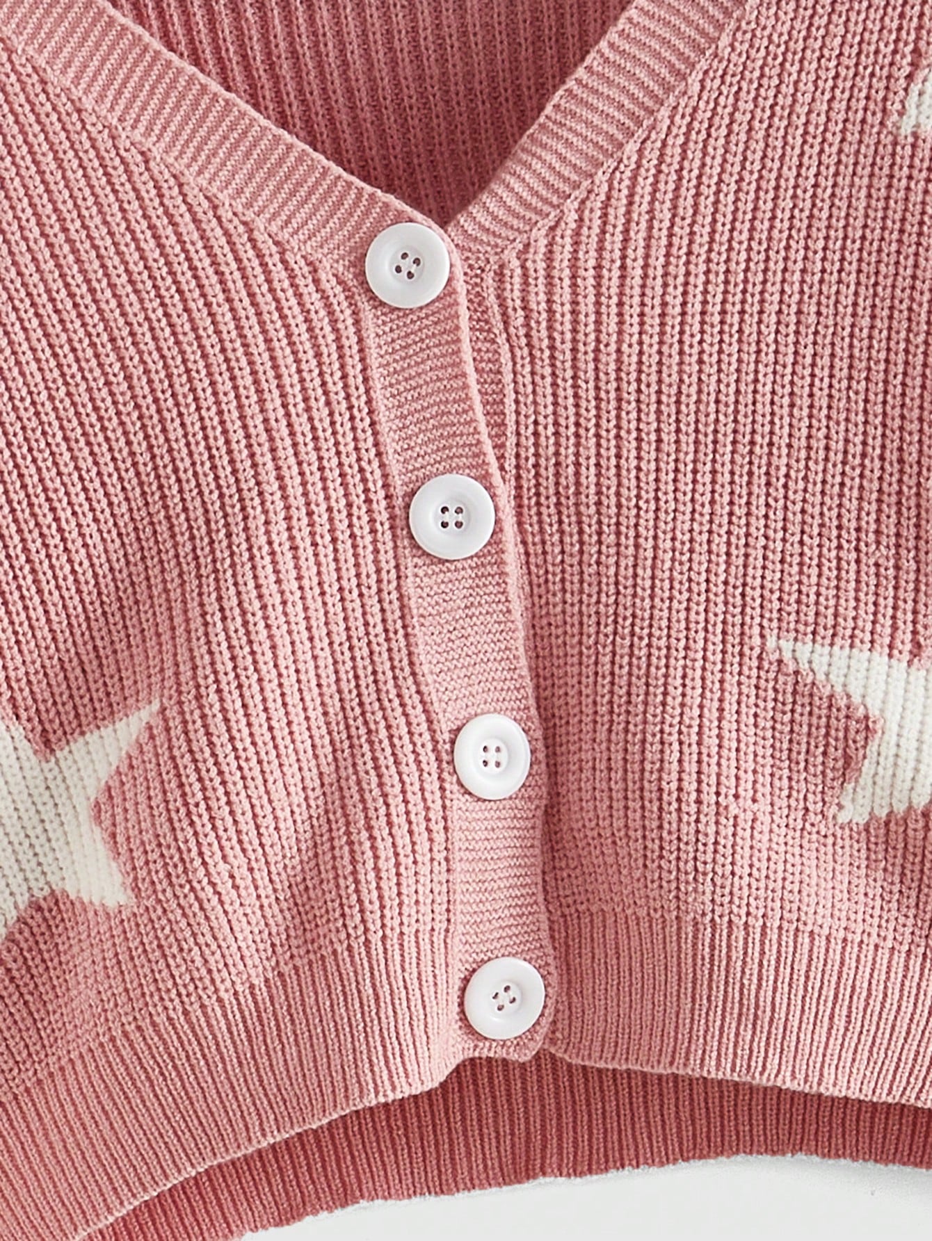 ROMWE Kawaii Cárdigan con bloque de color y estampado de estrellas, estilo casual para otoño