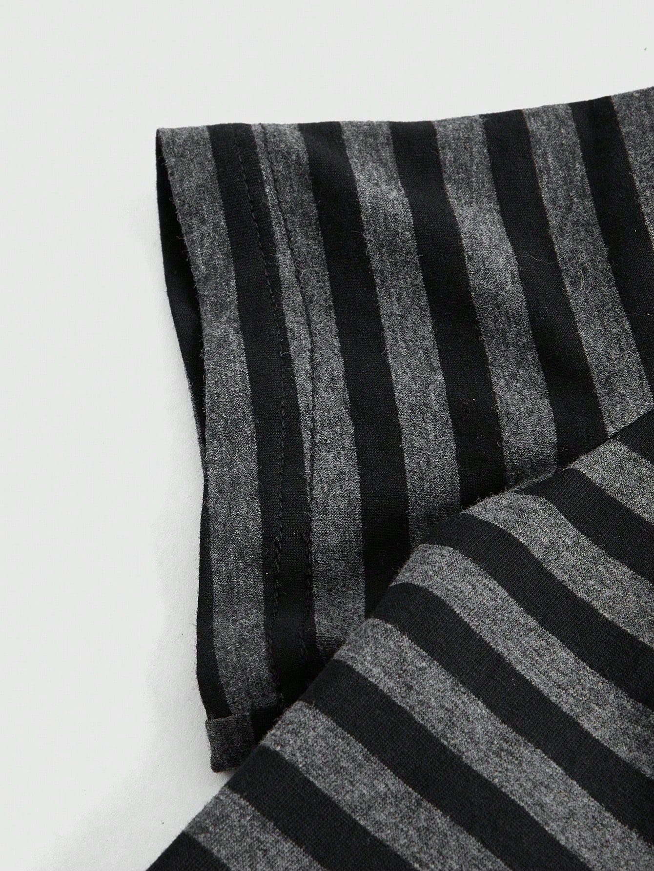 ROMWE Playera Corta De Tirantes De Rayas Con Borde De Encaje Para Mujer