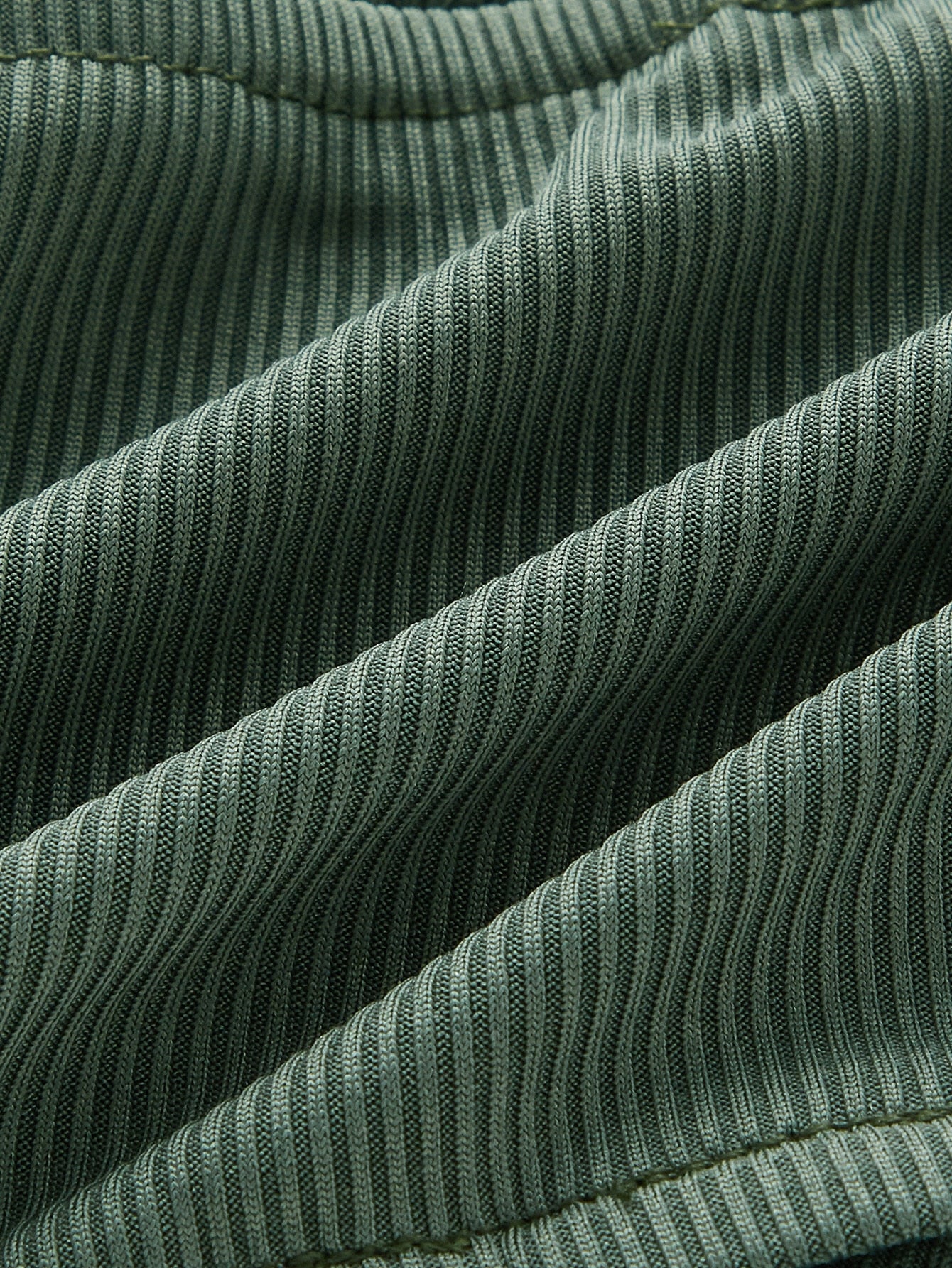 ROMWE Camiseta De Manga Raglán Acanalada