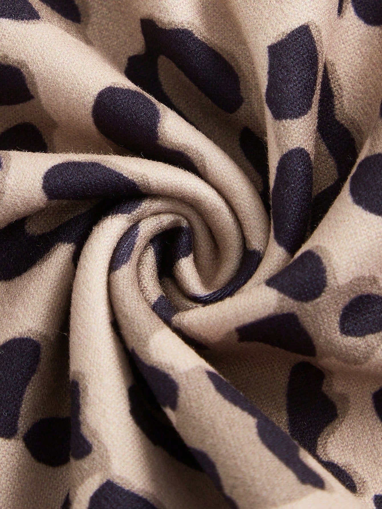 ROMWE Grunge Punk Top de tirantes con estampado de leopardo unido en contraste