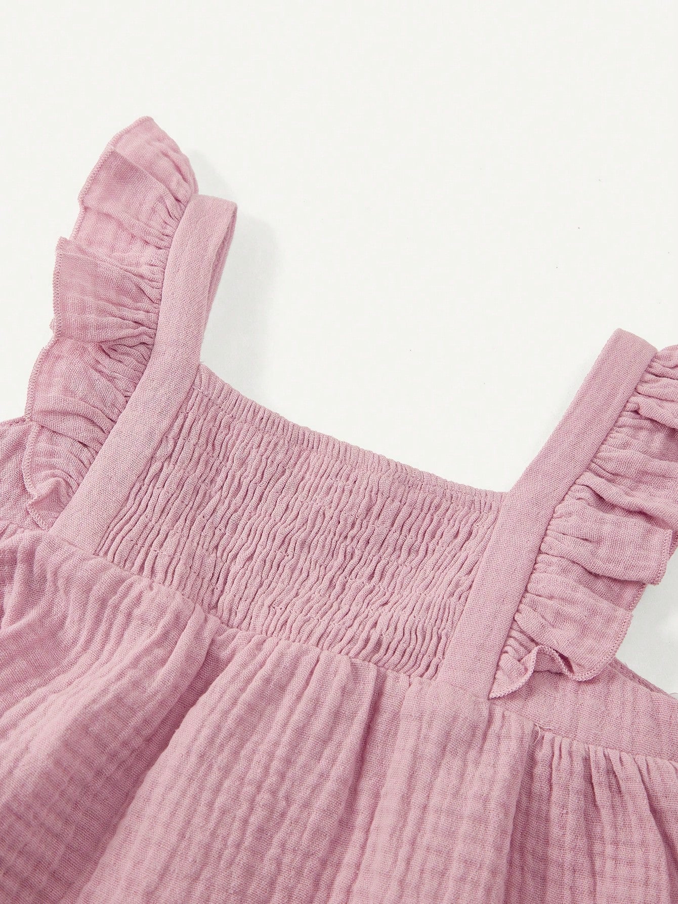 Cozy Pixies Conjunto casual para bebé niña con blusa de cuello cuadrado estampada con flores y conejos con ribete de volantes, y pantalón corto tipo bombacho
