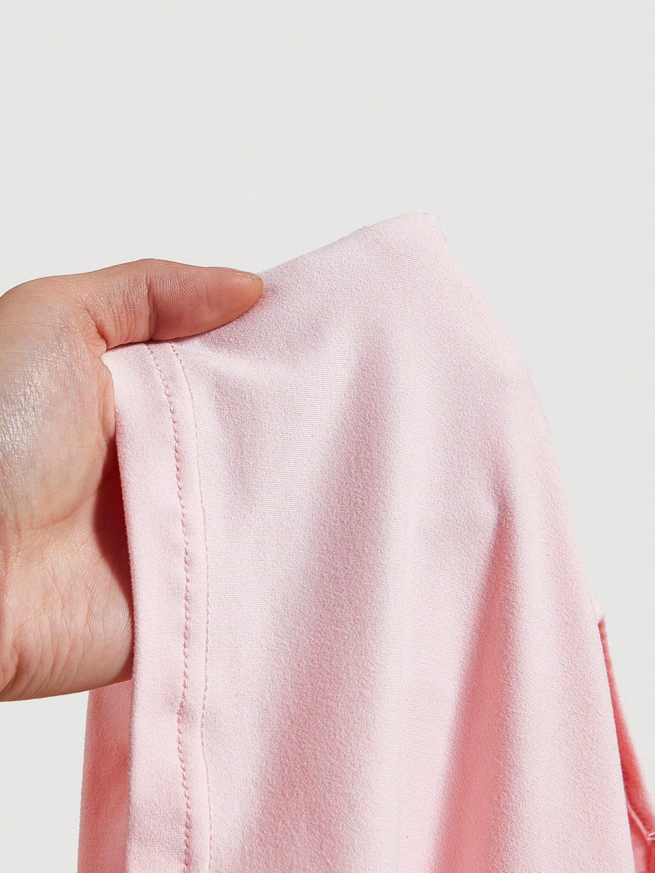 SHEIN MOD Camiseta de manga corta con aplique 3D de flor de rosa