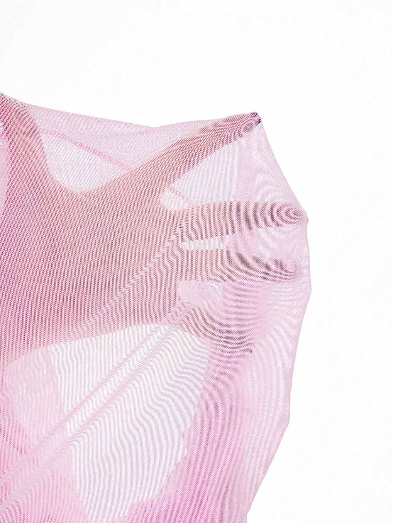 ROMWE Kawaii Conjunto de mini vestido con lazo de atar en el cuello estilo encaje, para el Día de San Valentín romántico