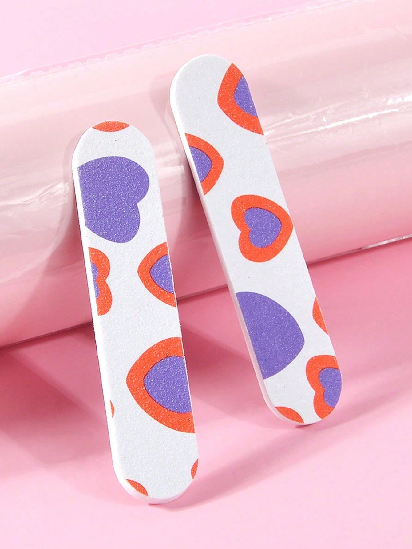 50 piezas Limas de uñas portátiles duraderas de doble cara, aptas para uñas naturales y artificiales, diseño compacto y colorido para manicura y pedicura
