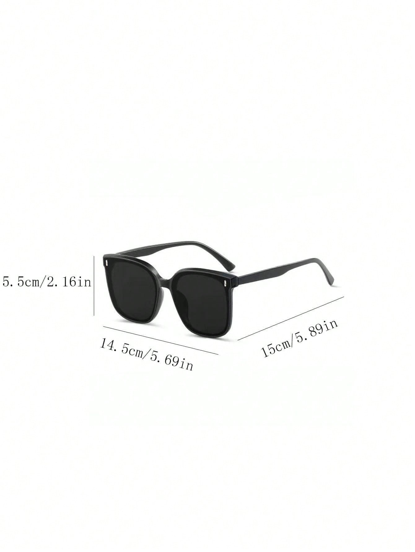 1 pieza Gafas grandes unisex transparentes, accesorios para gafas de luz azul para mujeres