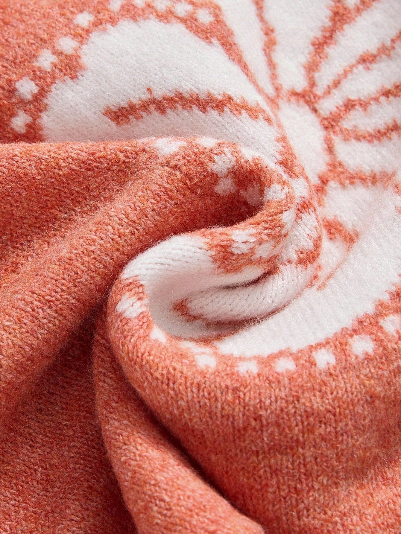 ROMWE Camiseta de mujer de punto jacquard, primavera/verano