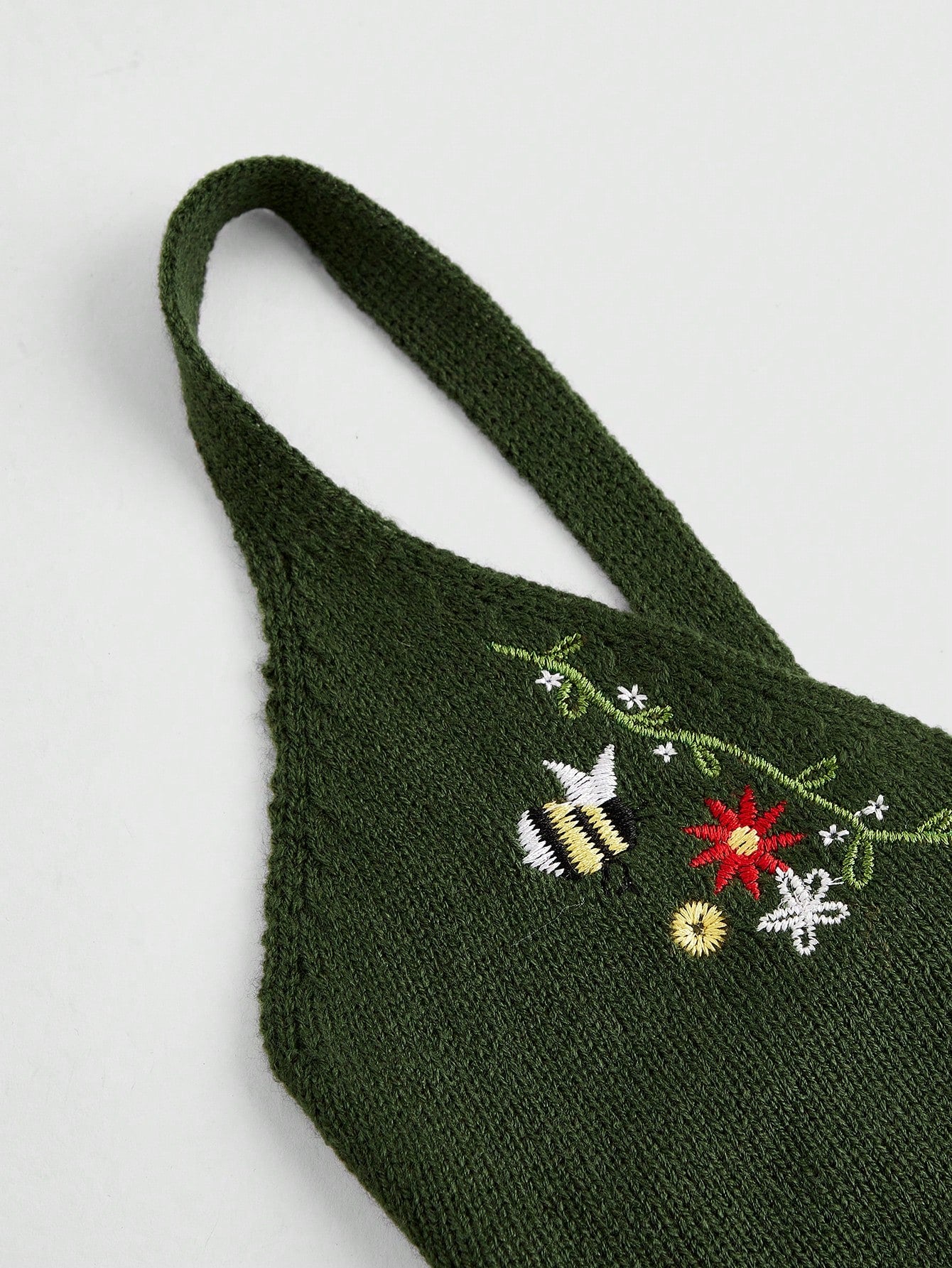 ROMWE Fairycore Top De Punto De Abejorro Para Mujer Camisole