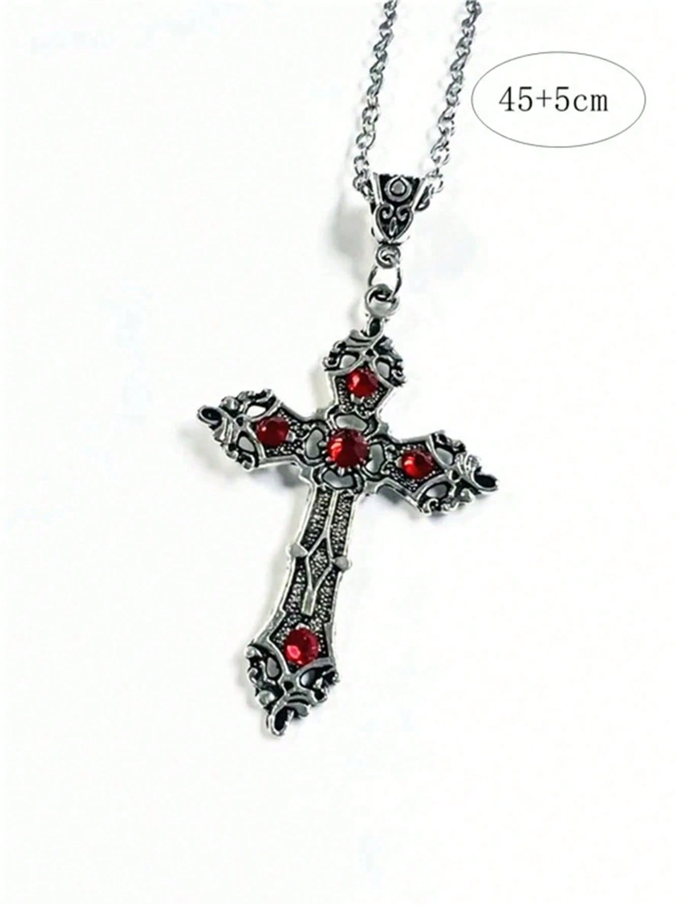 ROMWE Goth 1 pieza Collar con colgante de espada de aleación de zinc con estilo funky para mujer como regalo de cita