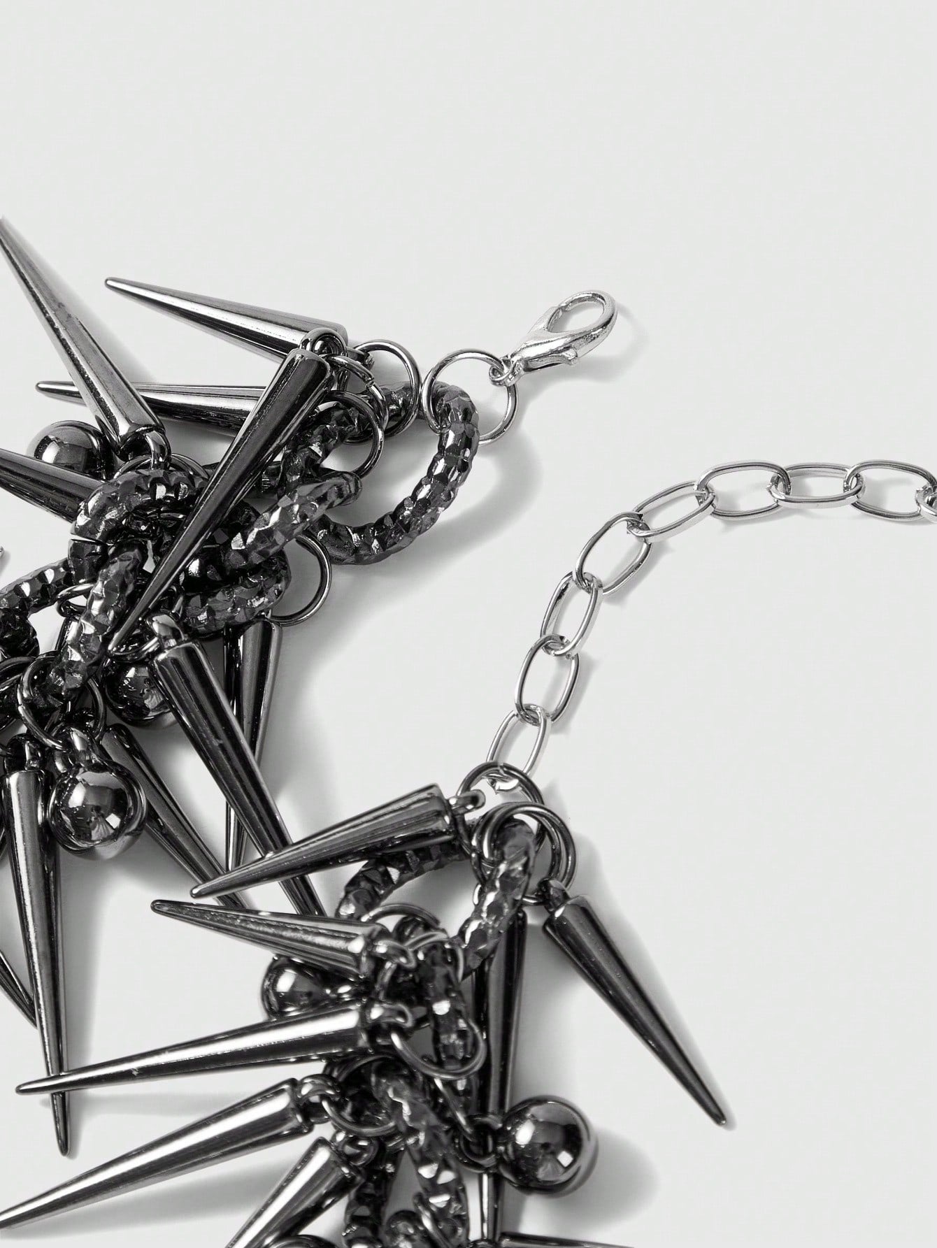 ROMWE Goth 1 pieza Elegante y extravagante gargantilla gótica punk chic Y2K con múltiples capas y detalles intrincados, joyería de uso diario y para fiestas para mujeres