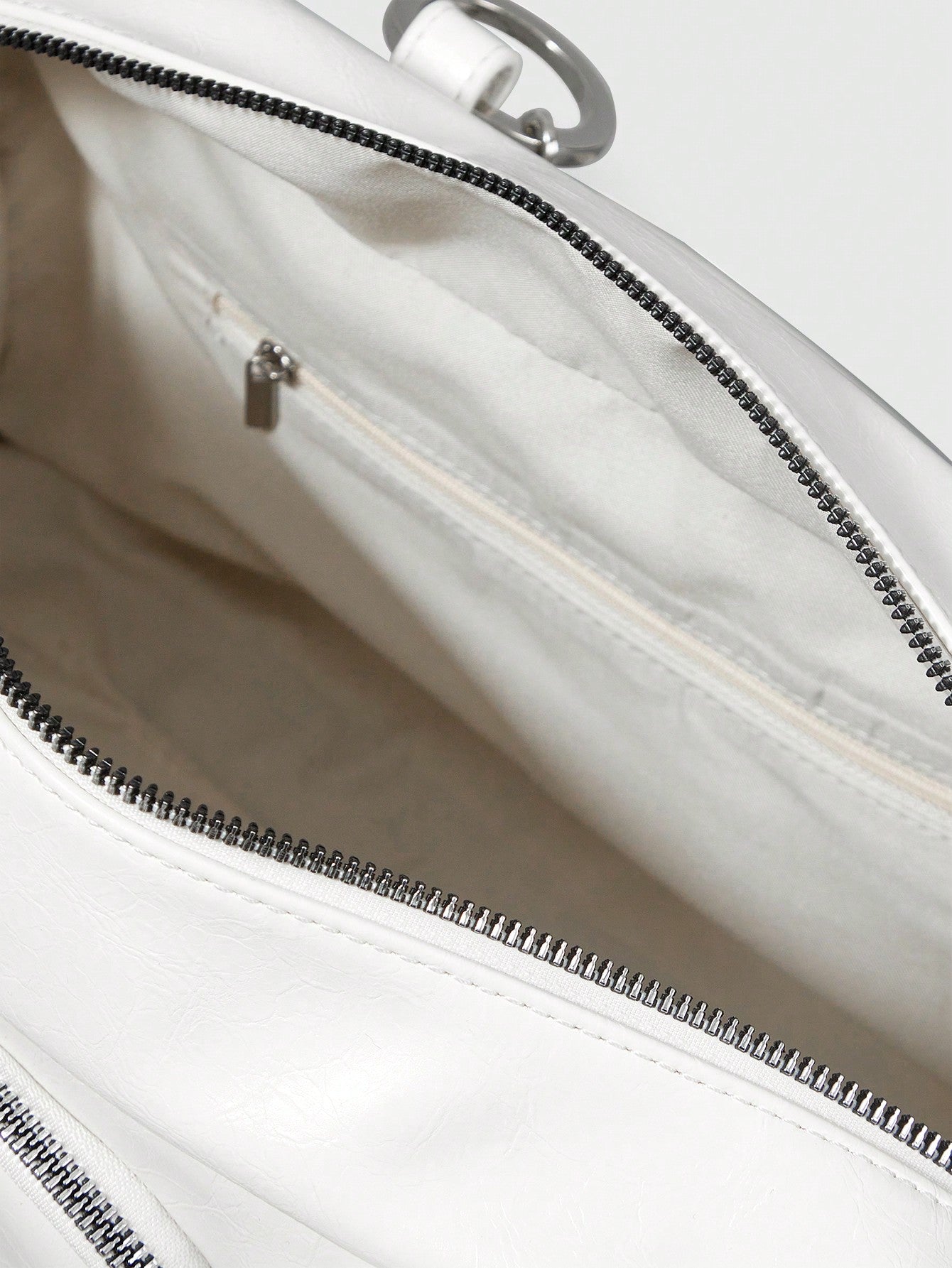 ROMWE Grunge Punk Bolso de tote para mujer, minimalista y práctico, multifuncional