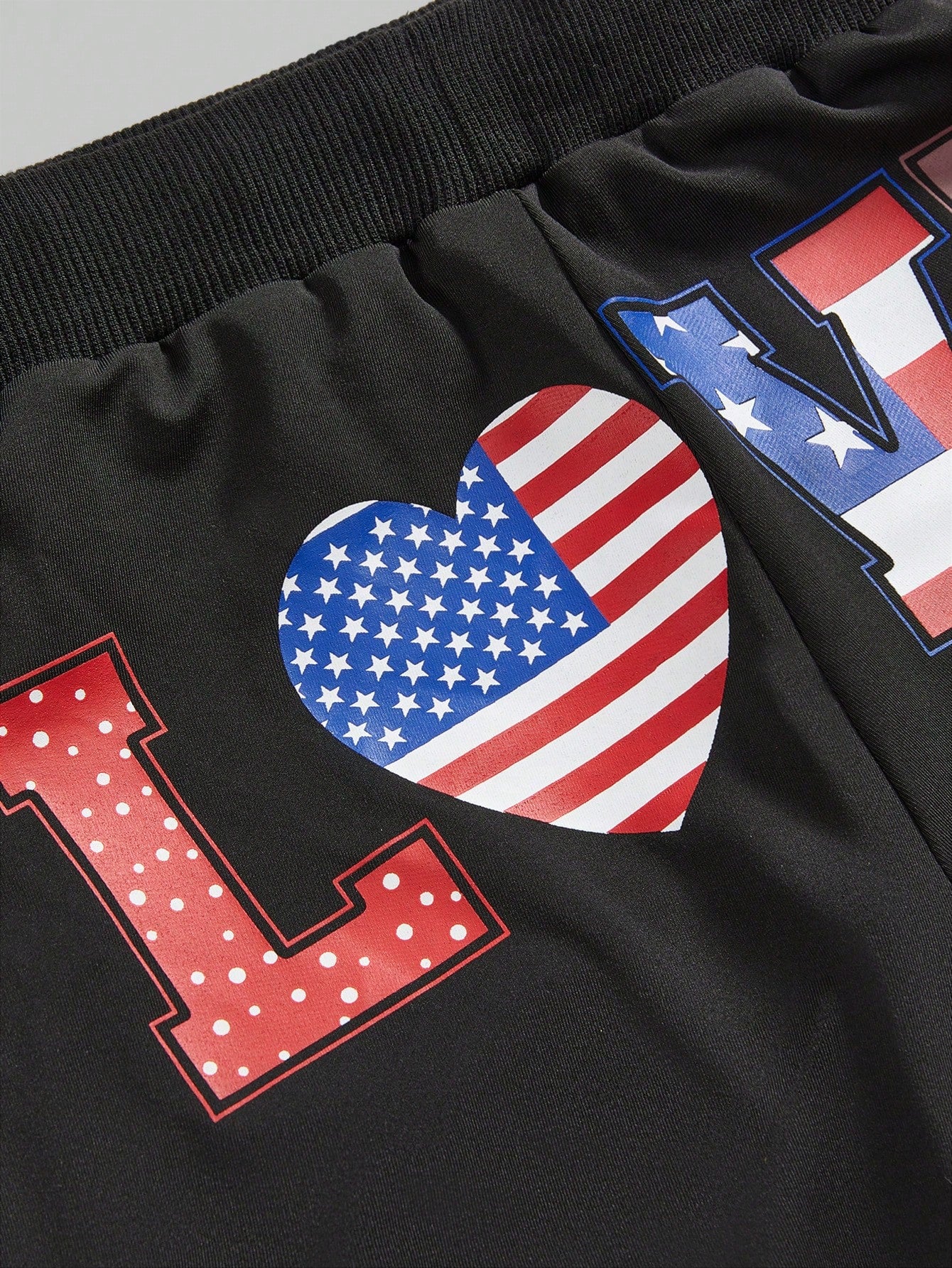 ROMWE J-Fashion Short de mujer con estampado de estrella de cinco puntas y letras en inglés, cintura baja y muy corto, con estampa de la bandera de Union Jack, en estilo Y2K Baddie