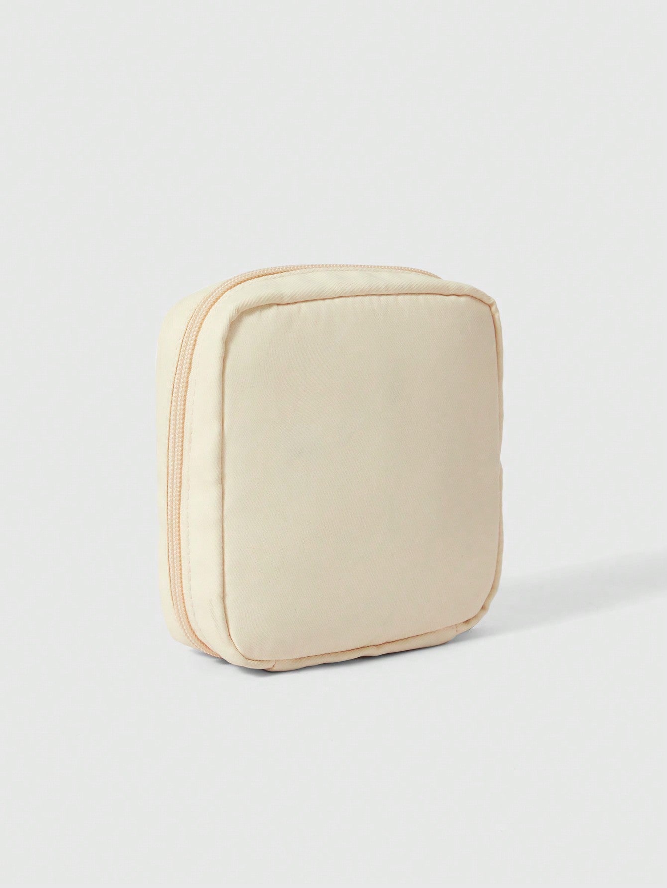 ROMWE Kawaii Bolsa de cosméticos portátil con gran capacidad, acolchada, con diseño bordado de conejo con lazo y patrón de dibujos animados elegante
