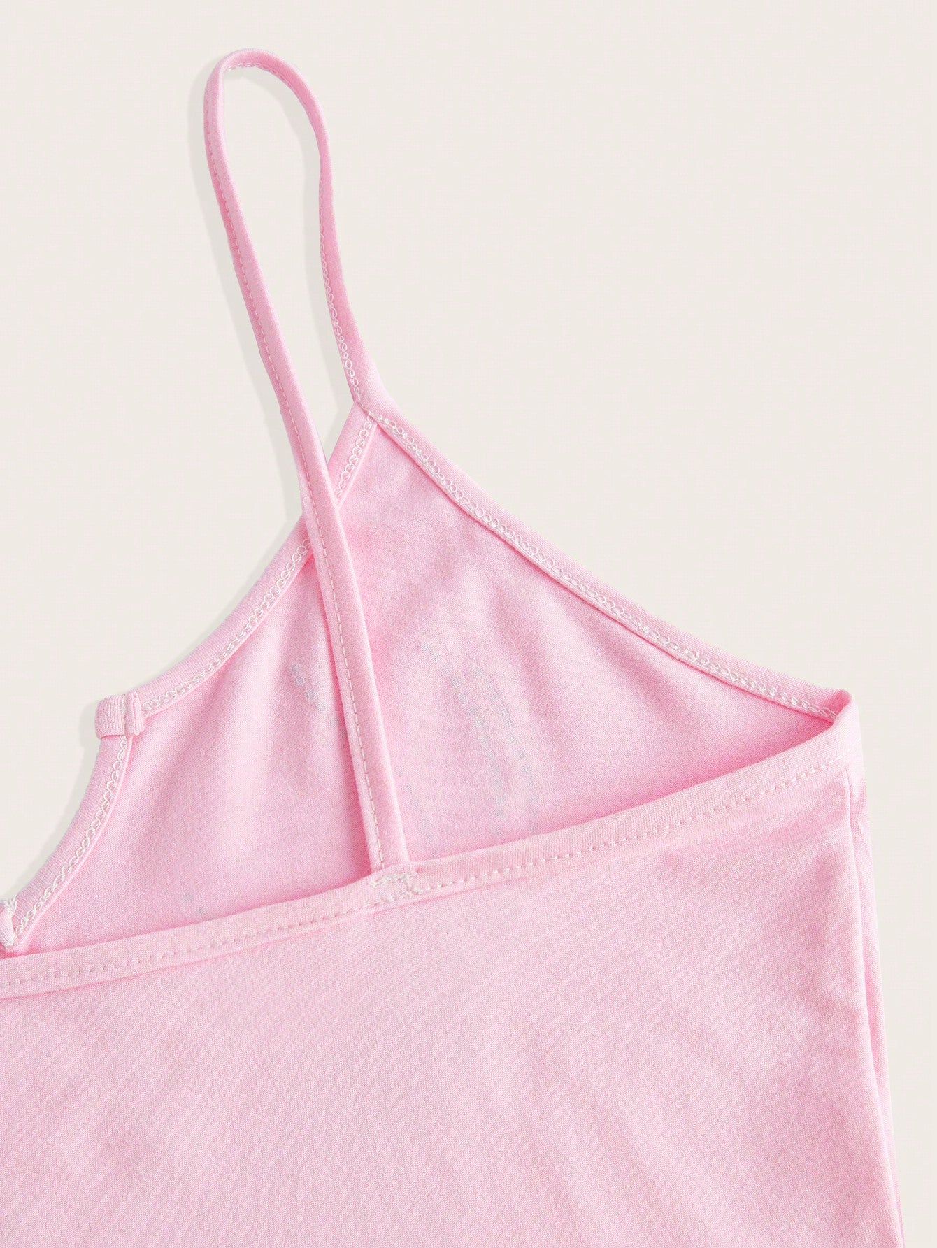 ROMWE Kawaii Top de tirantes con diamante de imitación con patrón de corazón