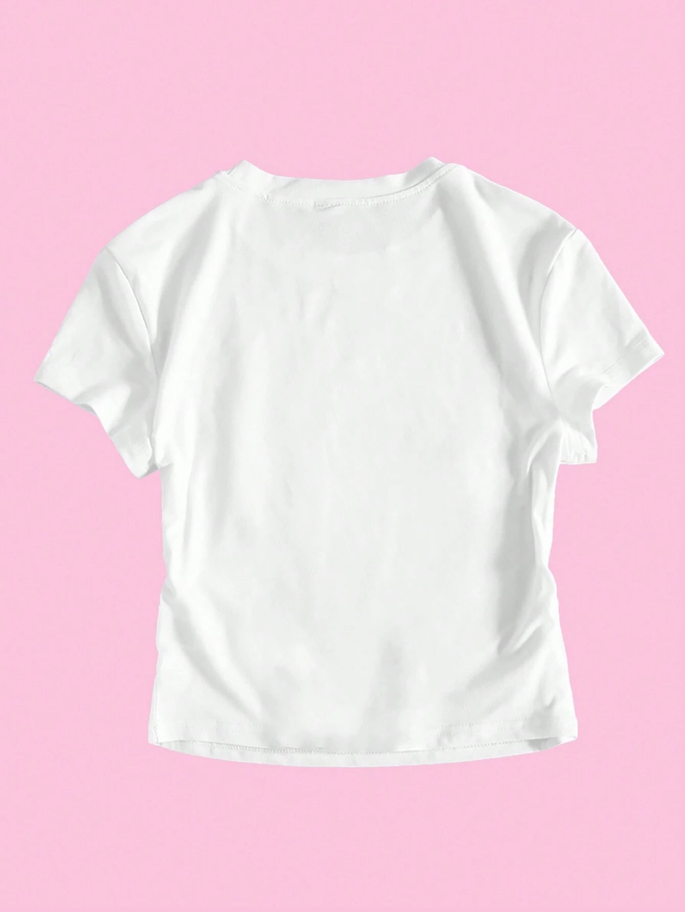 SHEIN EZwear Camiseta corta de manga corta para cóctel 'Espresso Martini' para mujeres, que muestra el medi torso