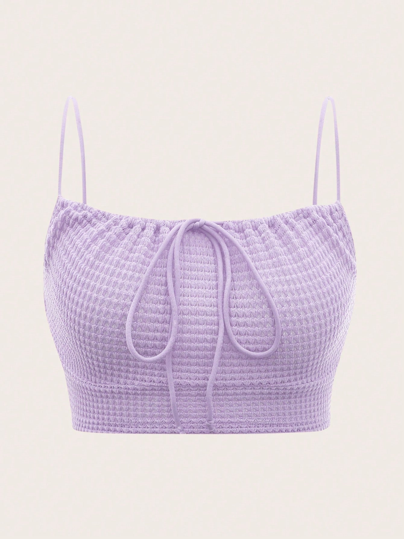 SHEIN EZwear Camiseta de tirantes para mujeres de punto en unicolor para el verano