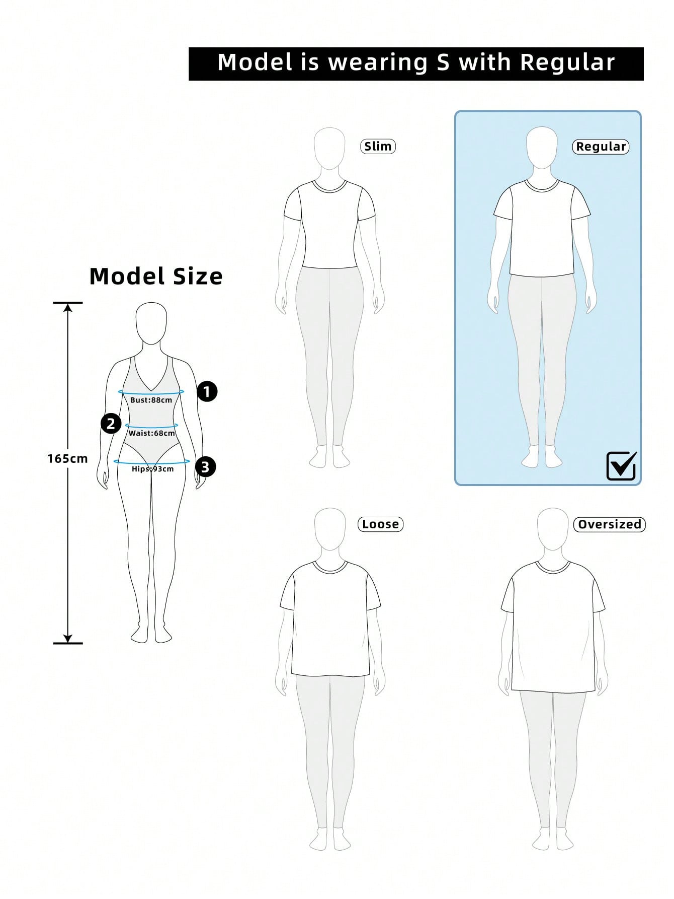 SHEIN EZwear Camiseta holgada de mujer con cuello redondo y estampado minimalista casual del número 66