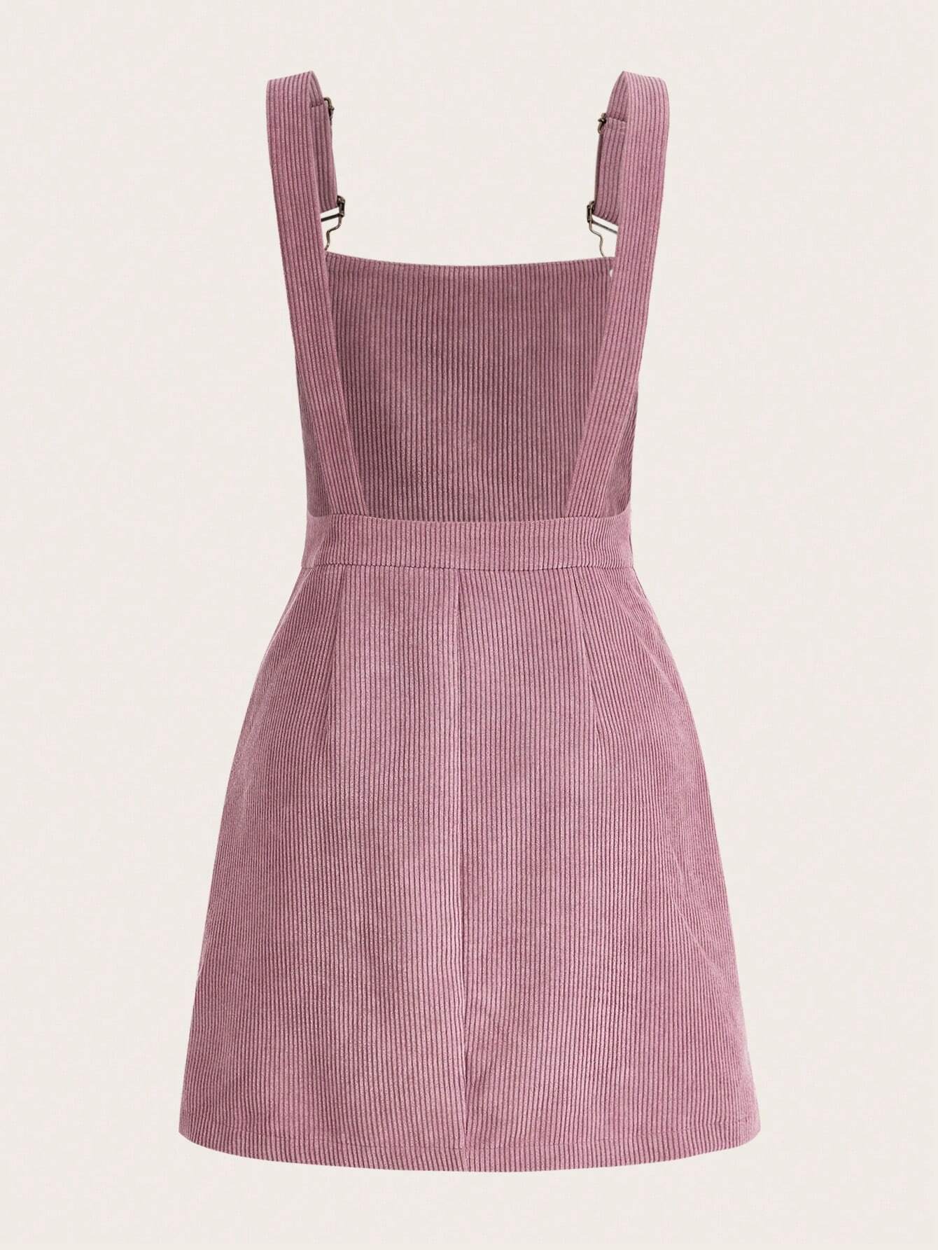 SHEIN EZwear Vestido pichi con bordado de fresa sin camiseta