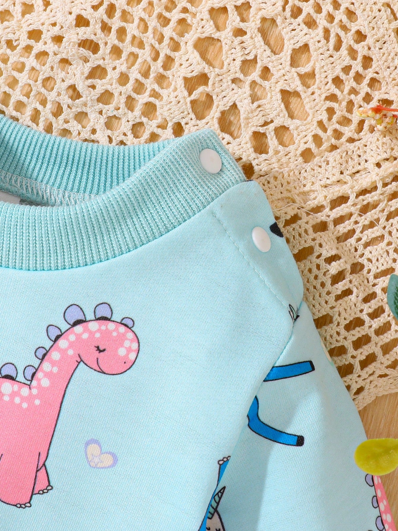 SHEIN Enterizo de bebé recién nacido con estampado lindo de animales