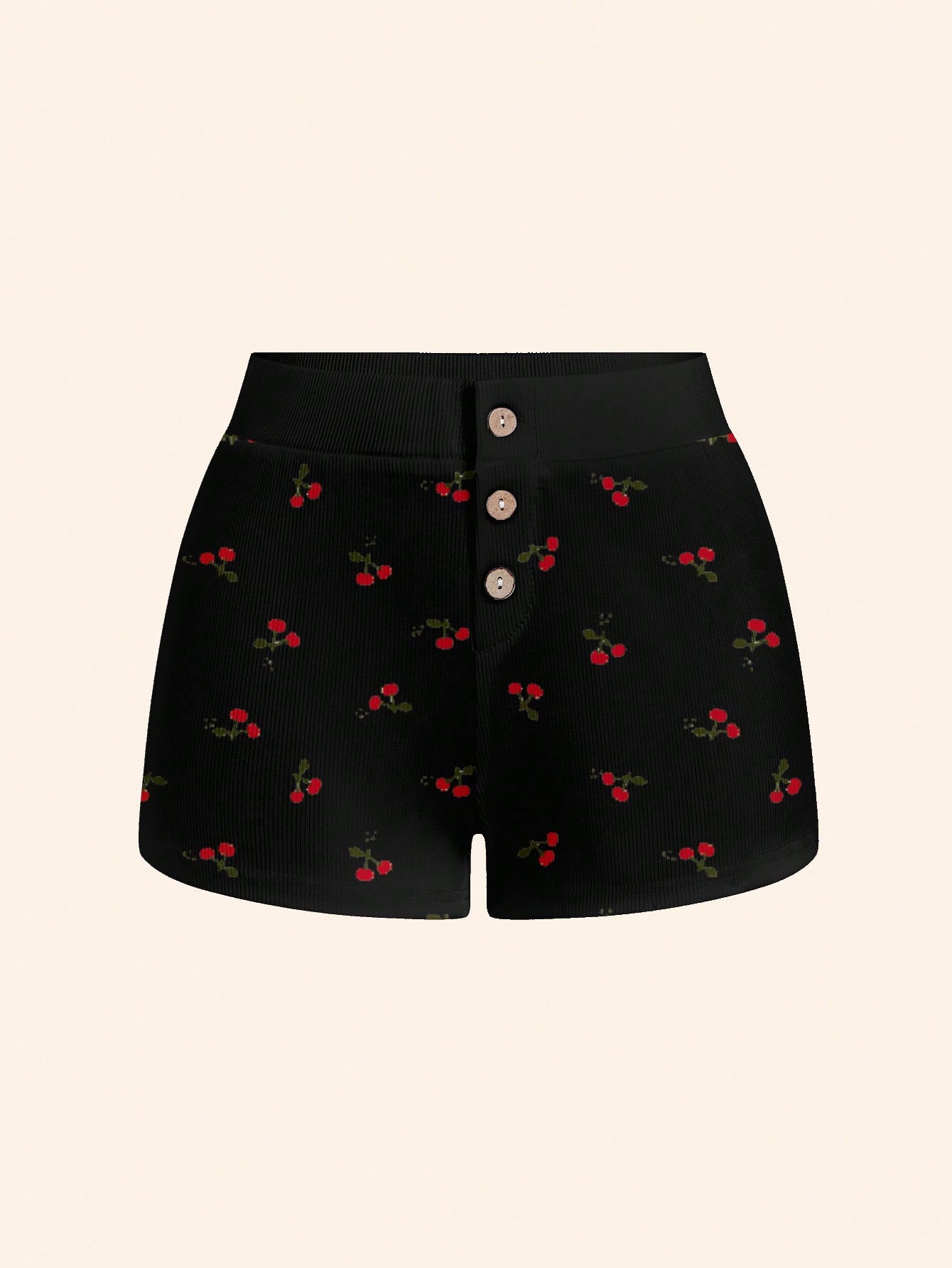 SHEIN ICON Short cómodo con corte abierto para uso en el hogar para mujer