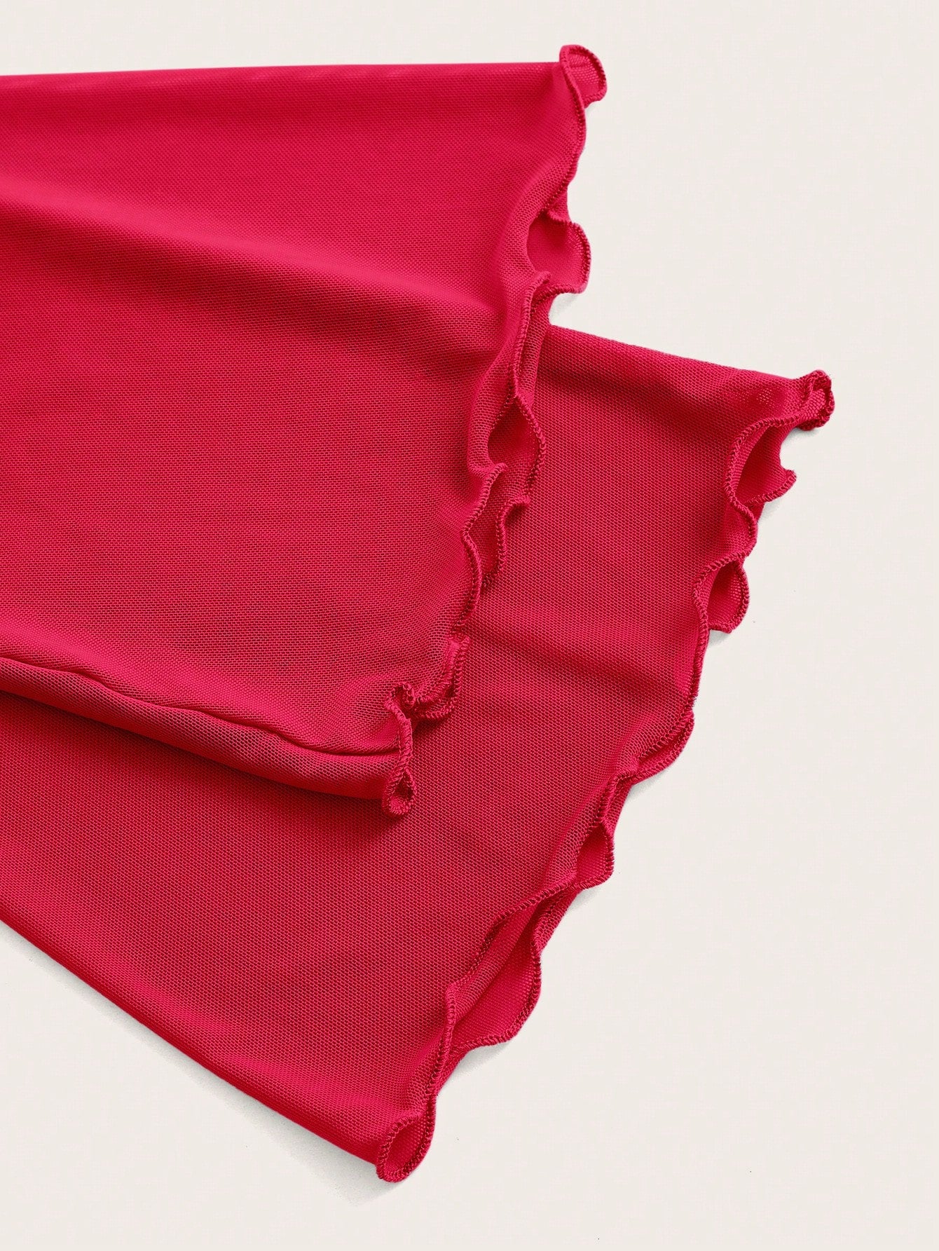 SHEIN ICON Top unicolor fruncido de cuello halter de manga amplia