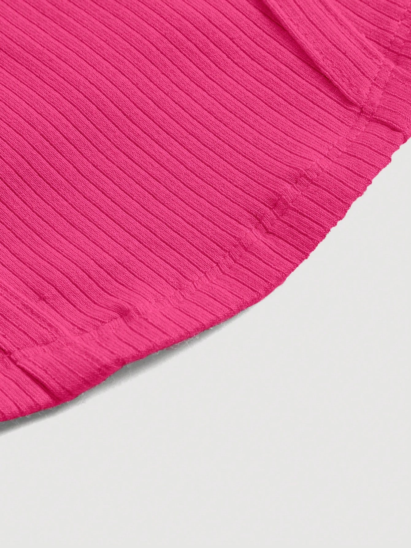 SHEIN MOD Camiseta bajo pañuelo con cordón delantero