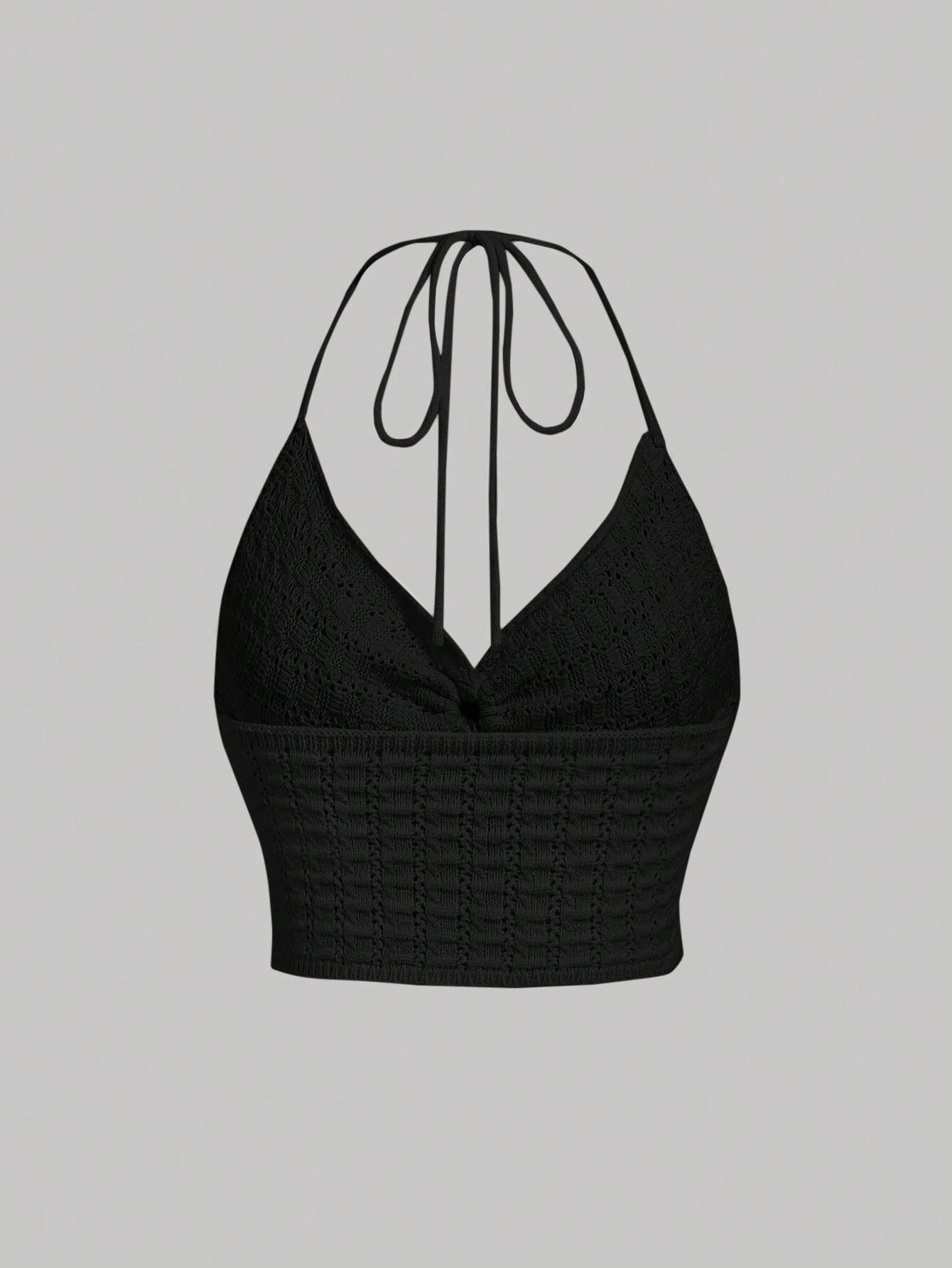 SHEIN MOD Chaleco tejido de punto simple para mujer en unicolor