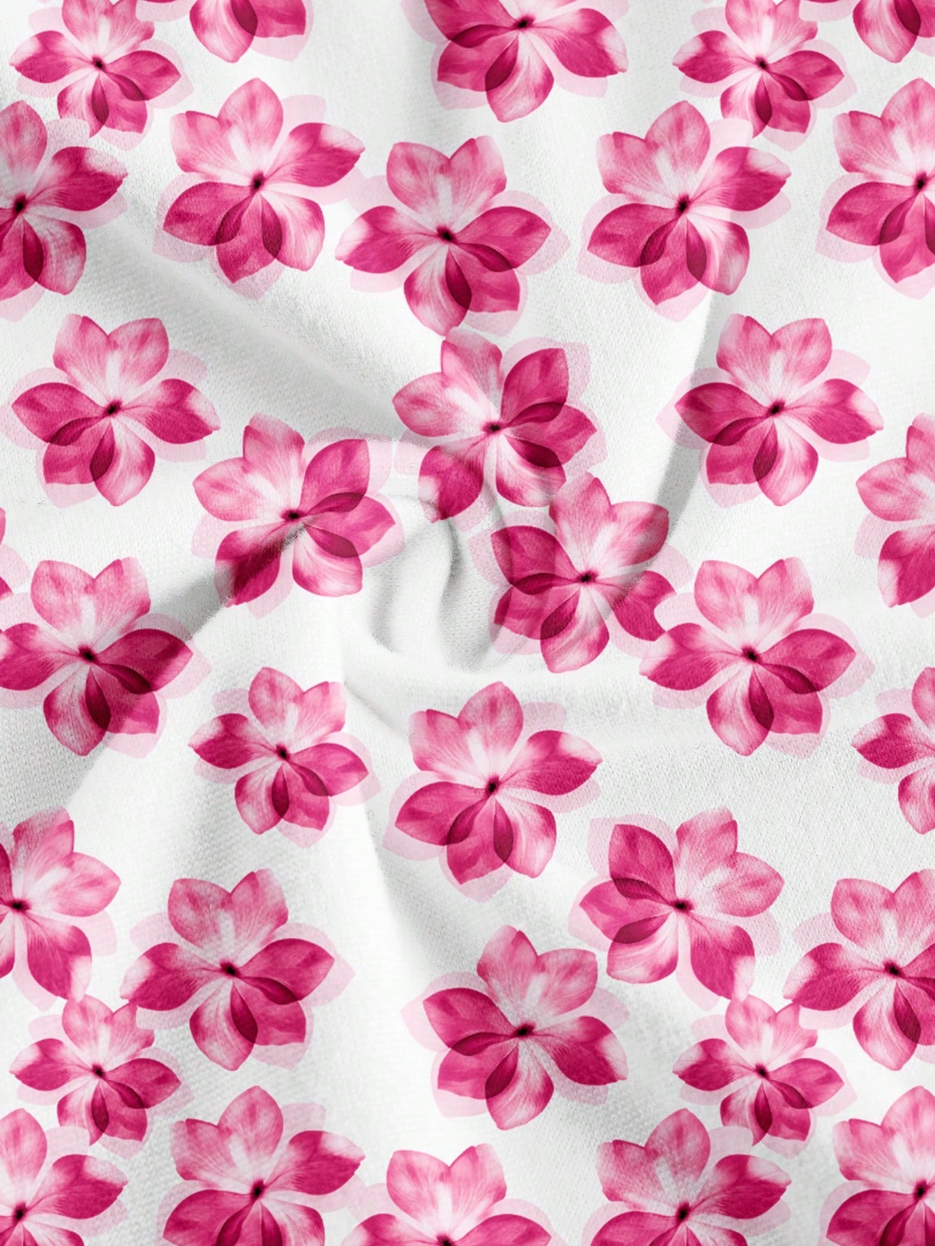 SHEIN MOD Top bandeau con estampado floral minimalista y bajo asimétrico para mujer