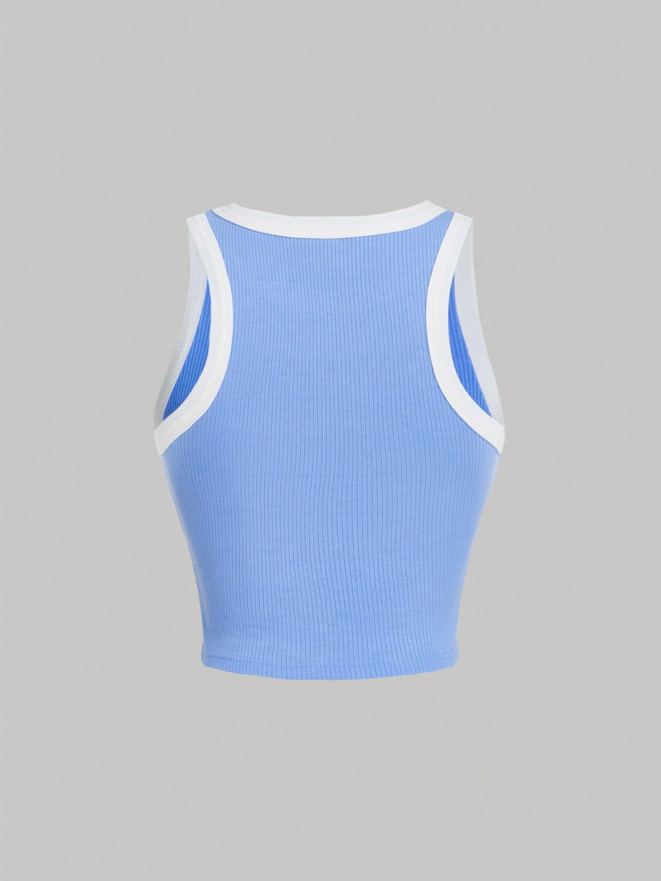 SHEIN MOD Top tank unido en contraste