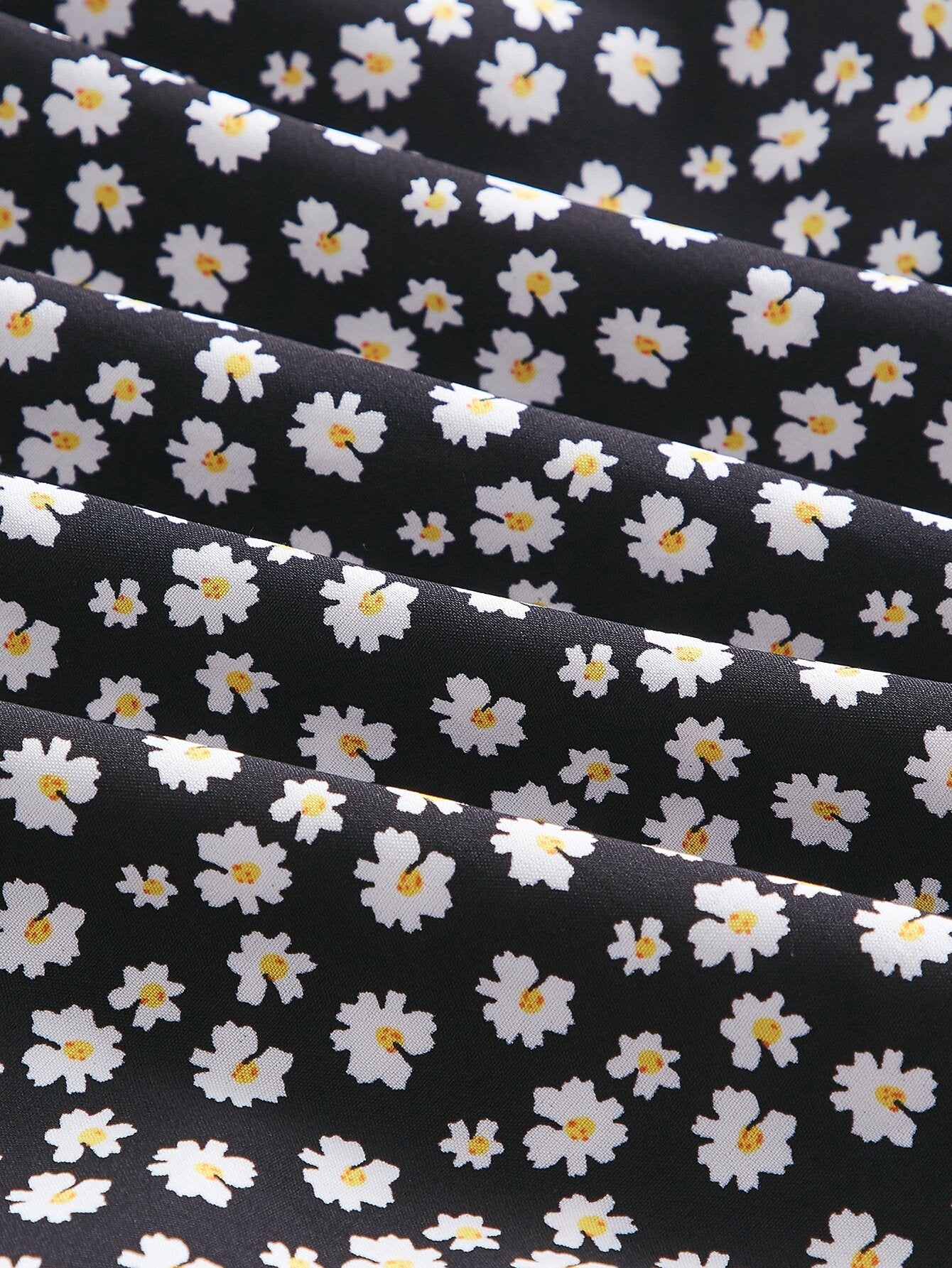 SHEIN MOD Vestido de tirantes con estampado floral de hombros con cordón