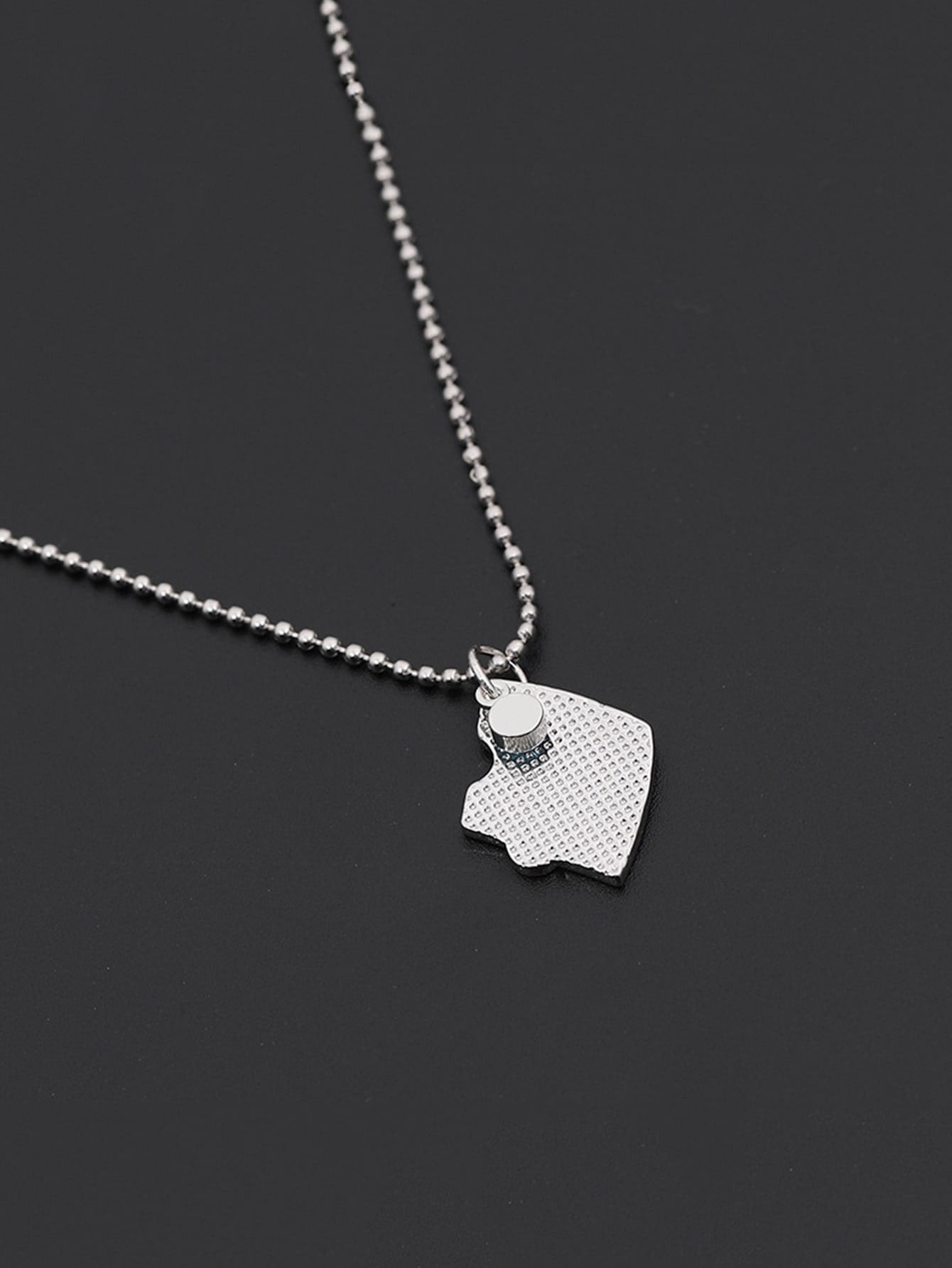 Set de 3 collares con colgante de corazón con detalles de letras y decoración de gemas, ideal para San Valentín, Mamá, Madre, Día de la Madre, regalo