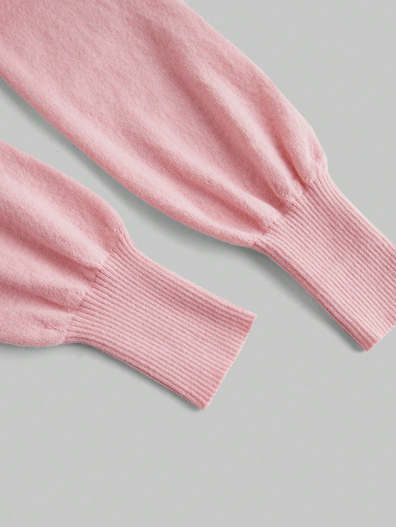 Sweetness Set de 2 piezas Chaleco de punto sin mangas con bordado de gato dulce para mujer