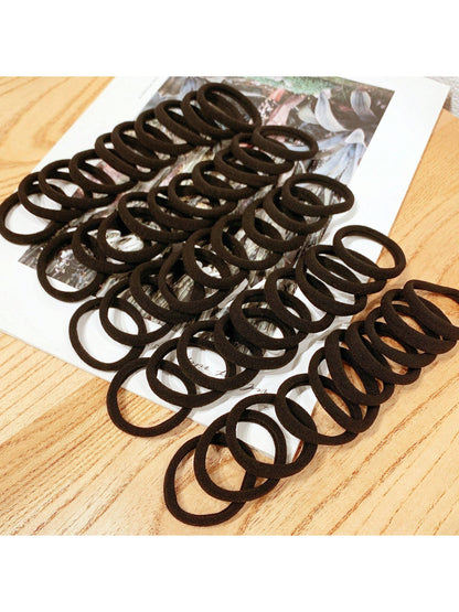 100 Piezas Lazos De Pelo , Banda Elástica Para El Pelo, Conjunto De Accesorios Decorativos Para El Pelo Y Regalo De Vacaciones Para Niñas Y Niños