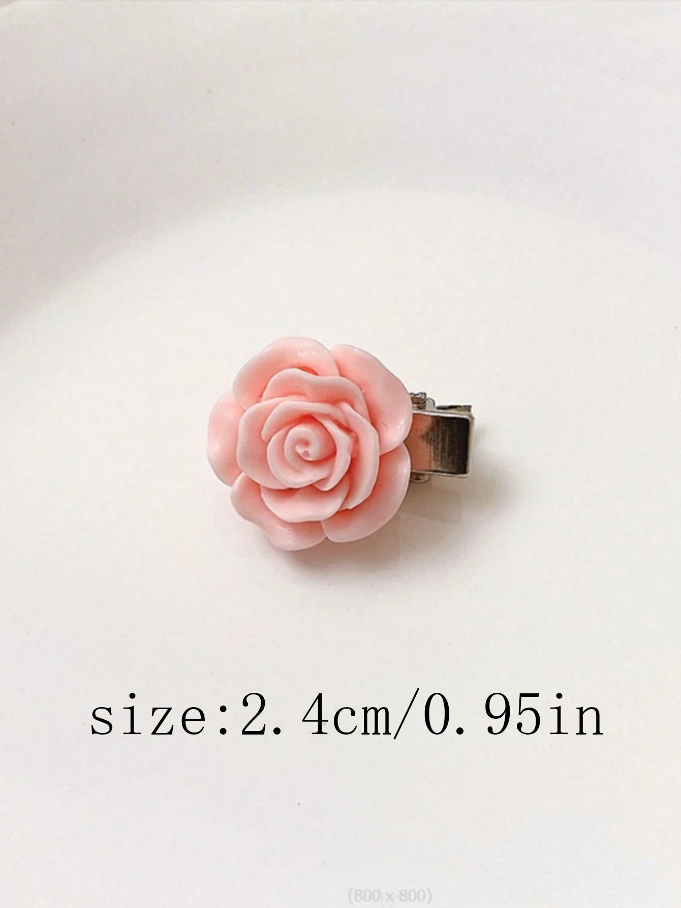 10 Piezas de clips de cabello de rosa rosa para mujeres, pasadores de cabello pequeños con flores para niñas, elegantes horquillas y pinzas de pelo para bodas, accesorios para el cabello
